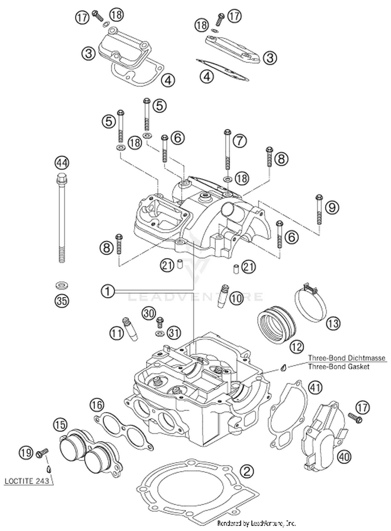 36 CYLINDER HEAD