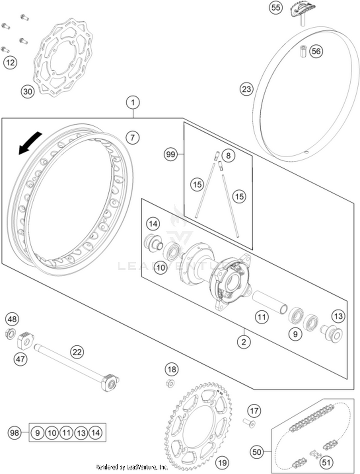 10 REAR WHEEL