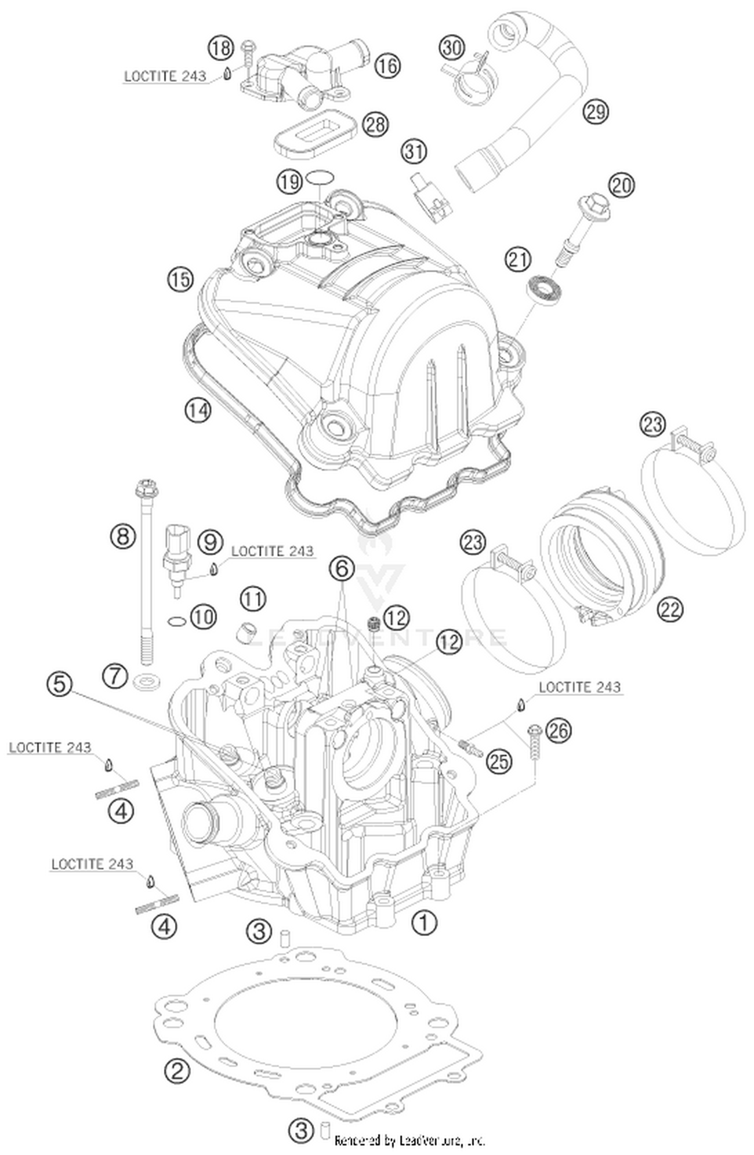 36 CYLINDER HEAD