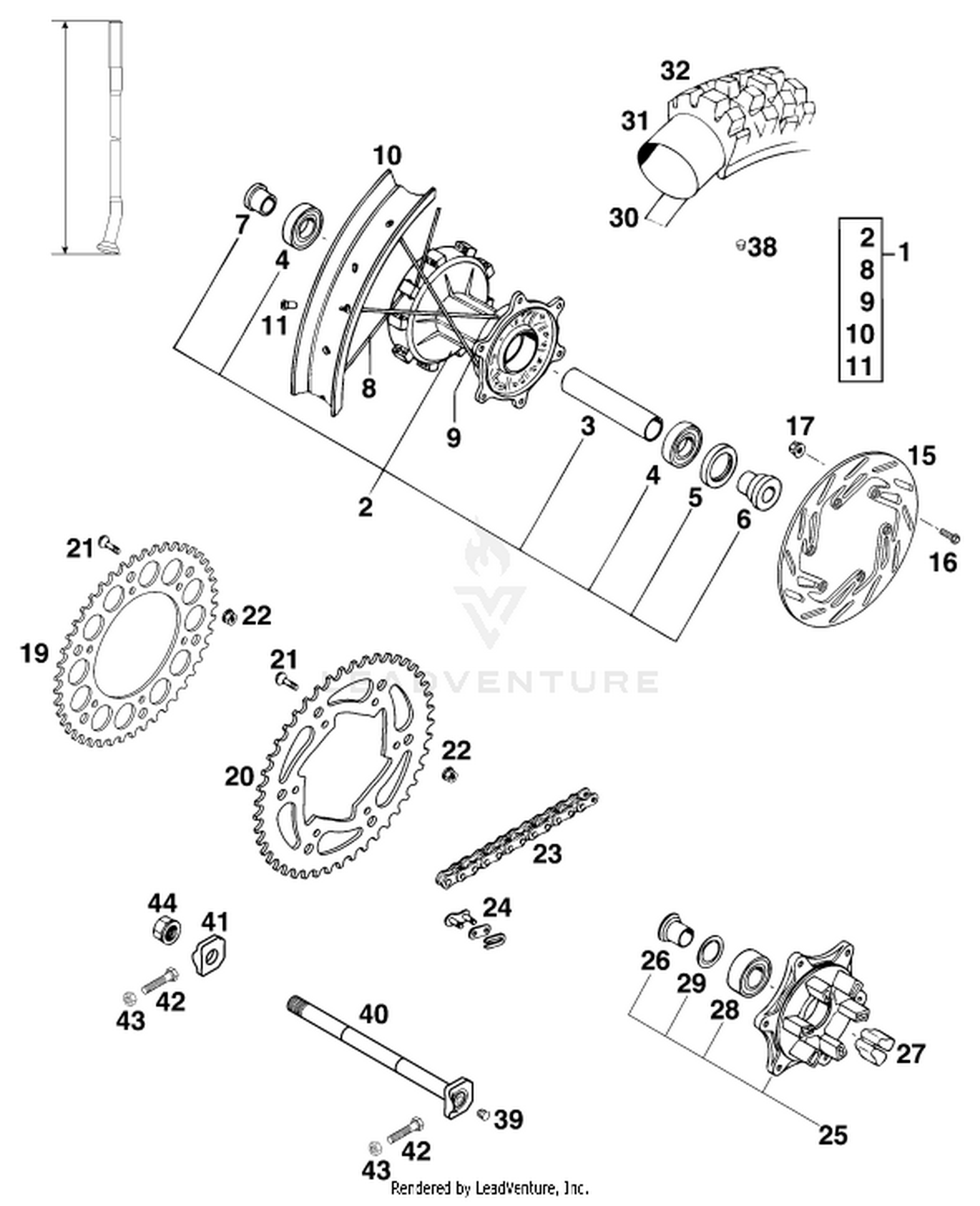 10 REAR WHEEL