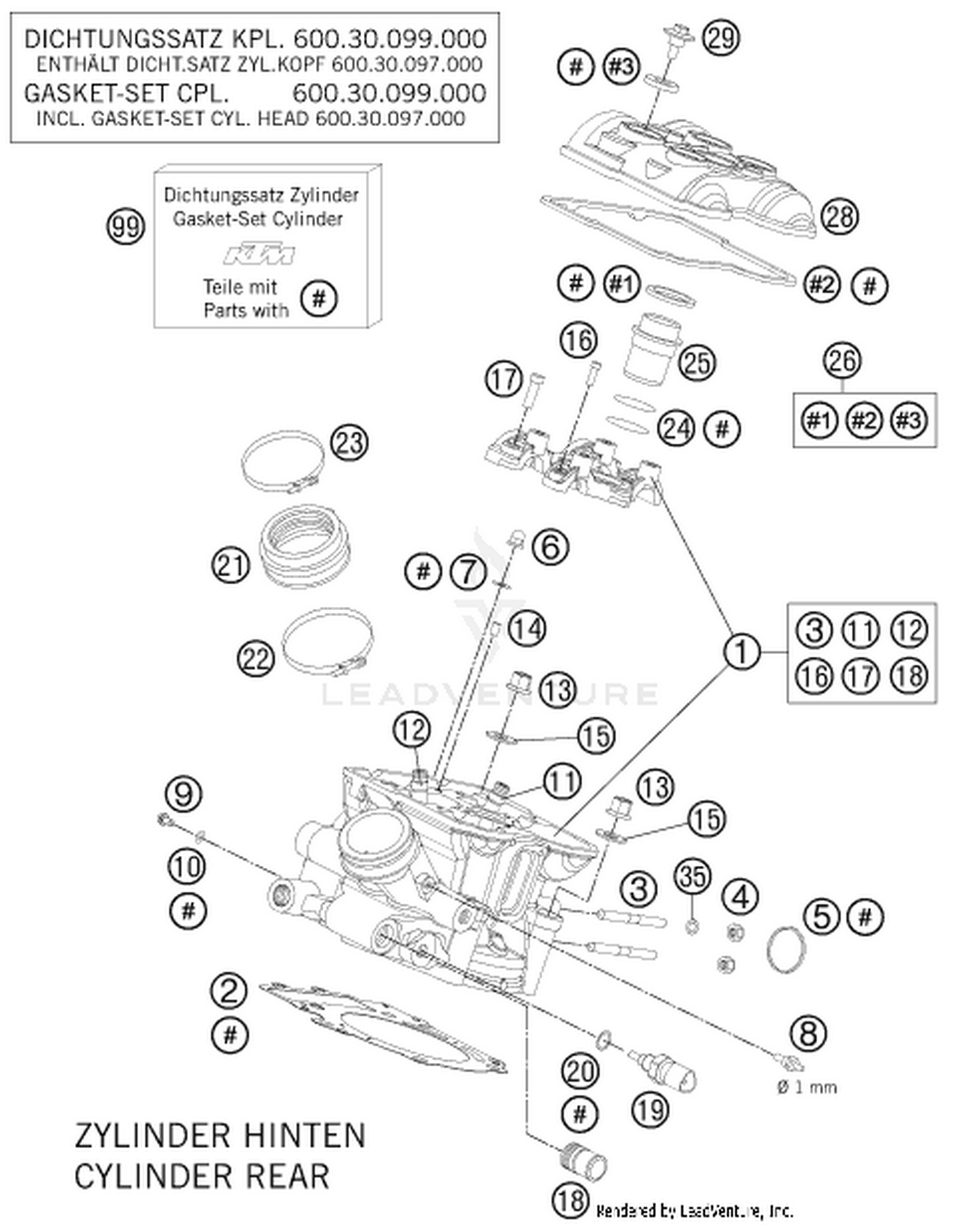 36 CYLINDER HEAD REAR
