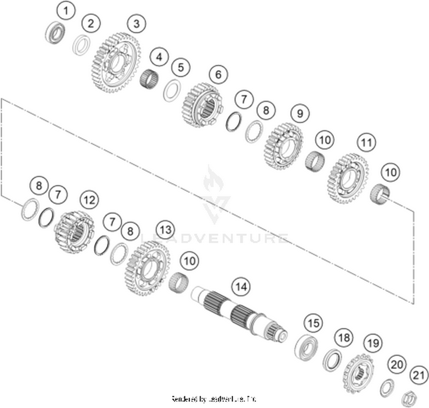 33 TRANSMISSION II - COUNTERSHAFT