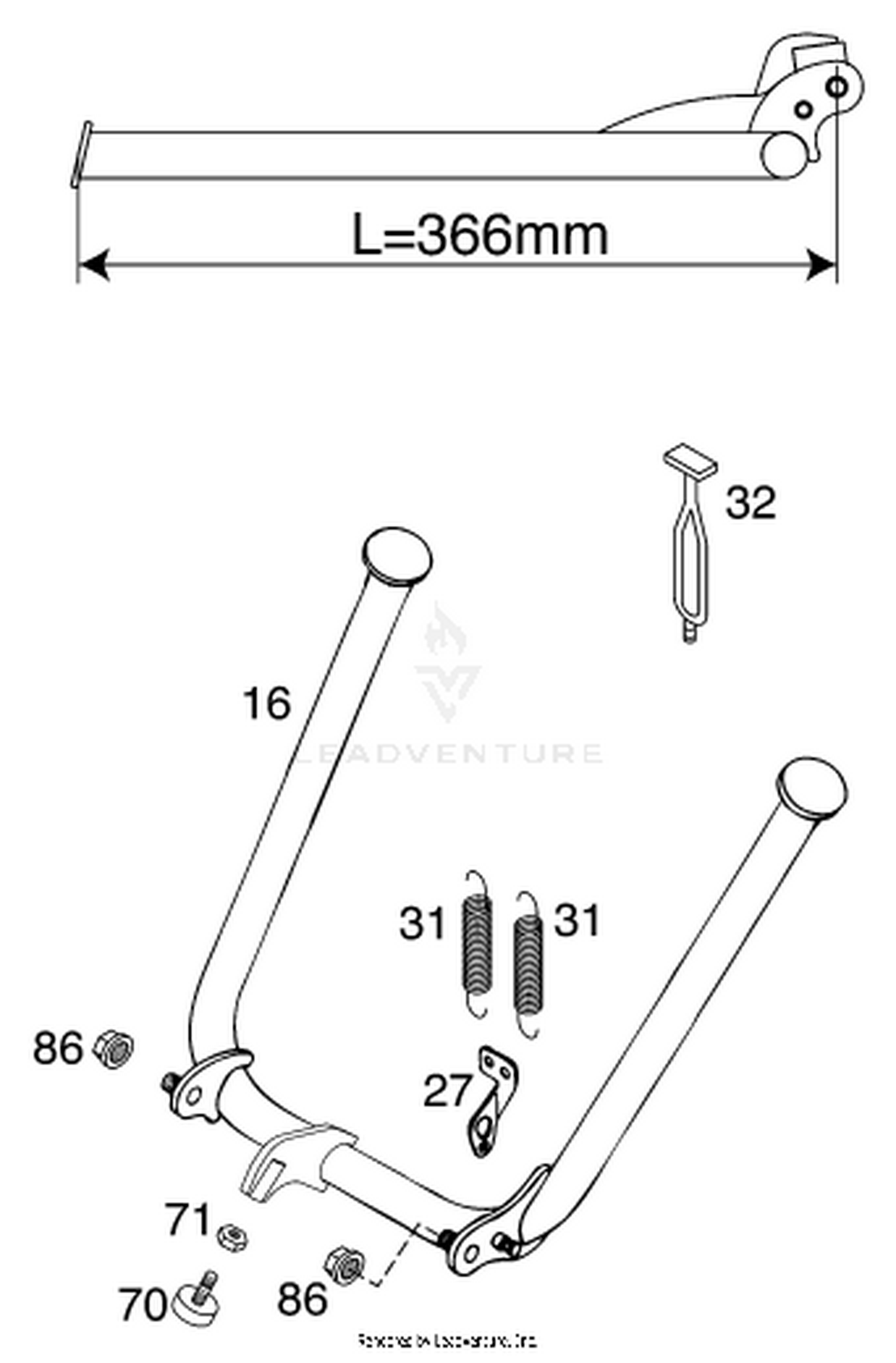 03 SIDE / CENTER STAND
