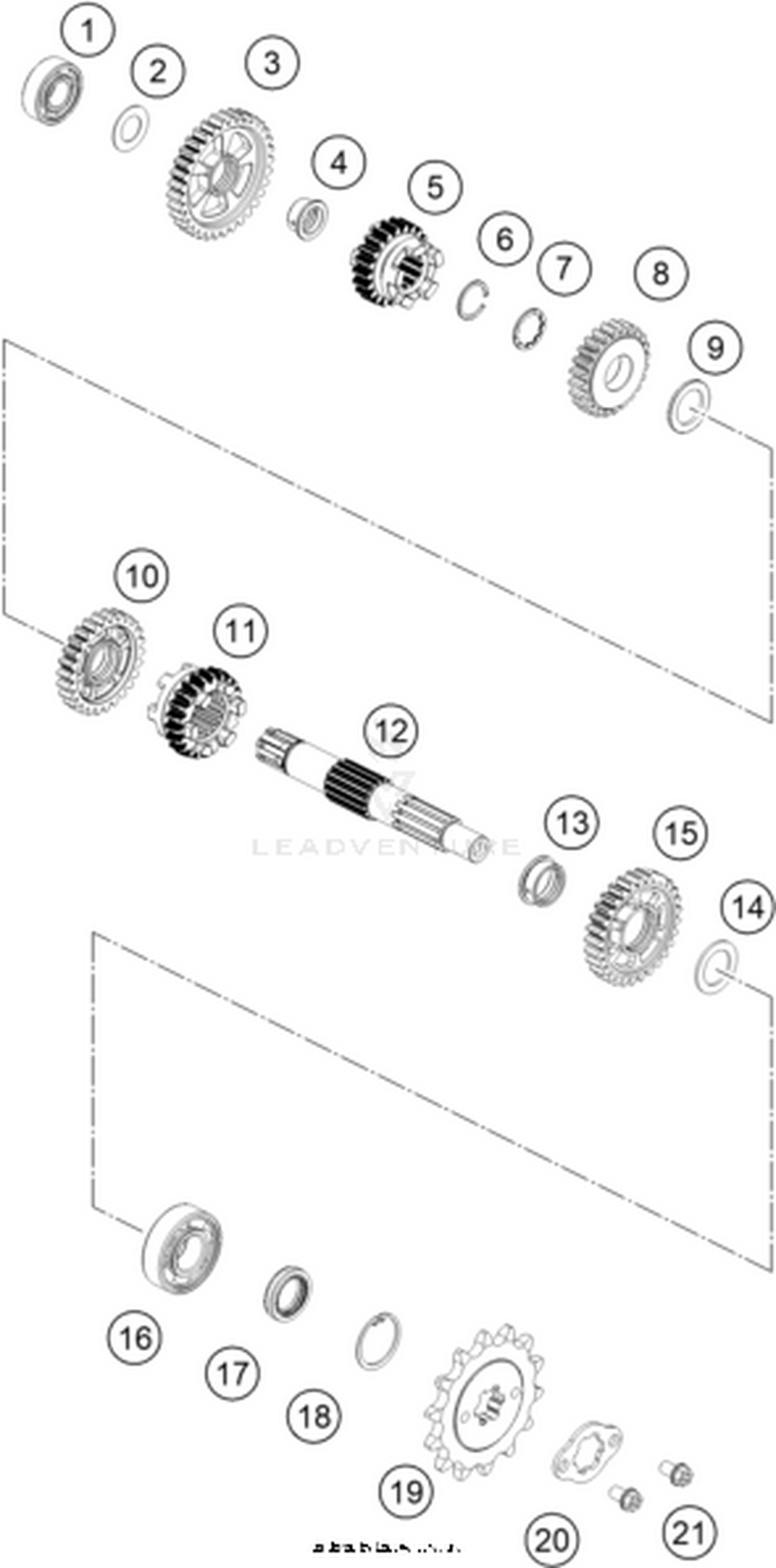 33 TRANSMISSION II - COUNTERSHAFT