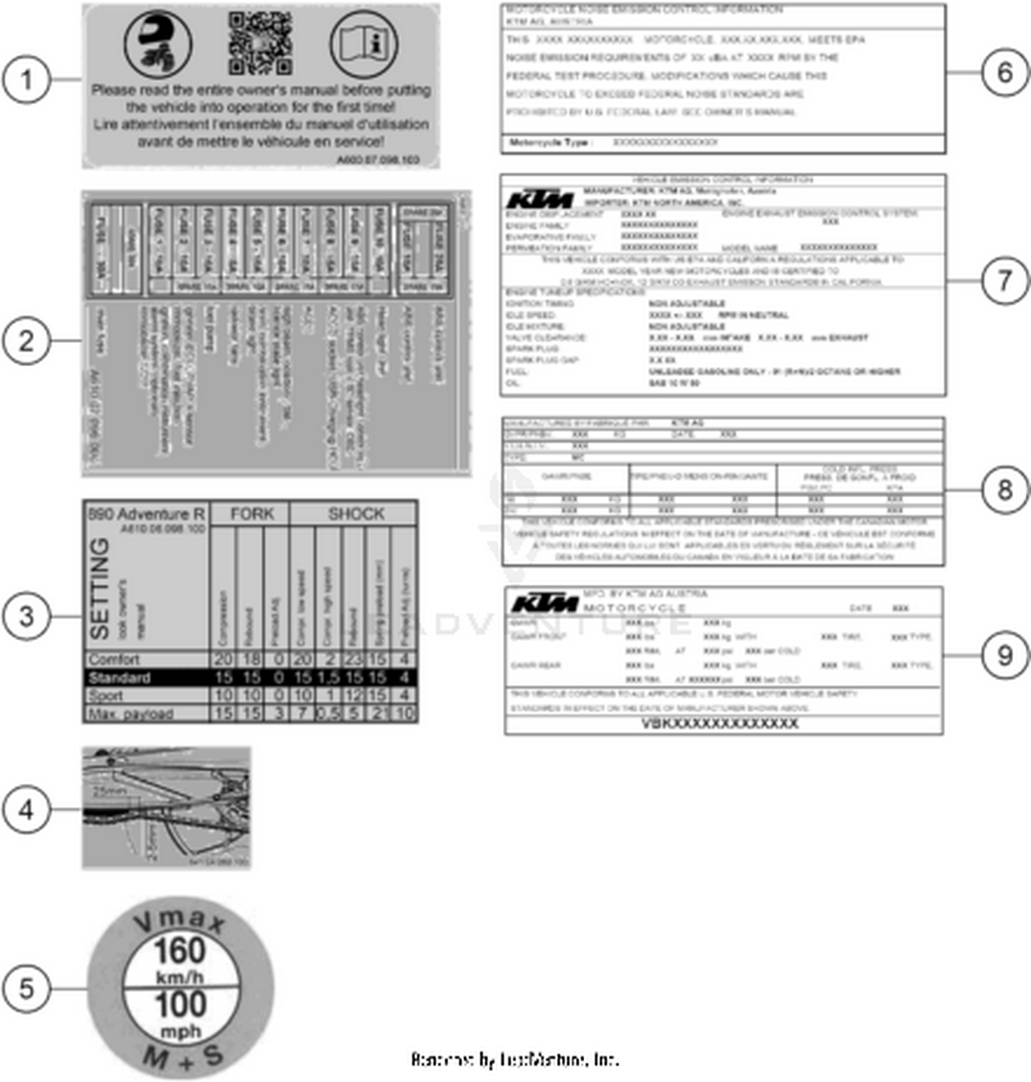 80 TECHNIC INFORMATION STICKER