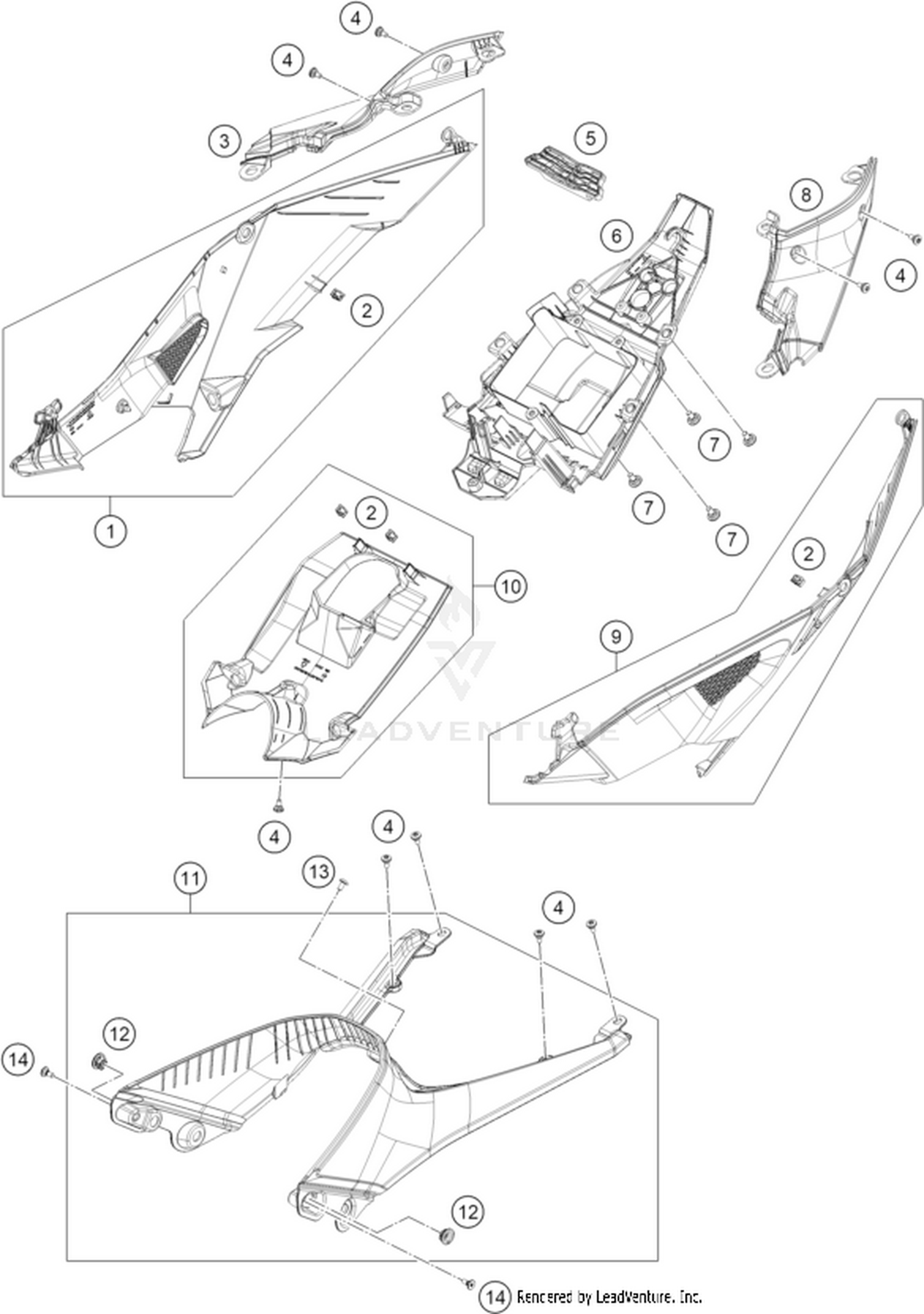 08 TRIM REAR