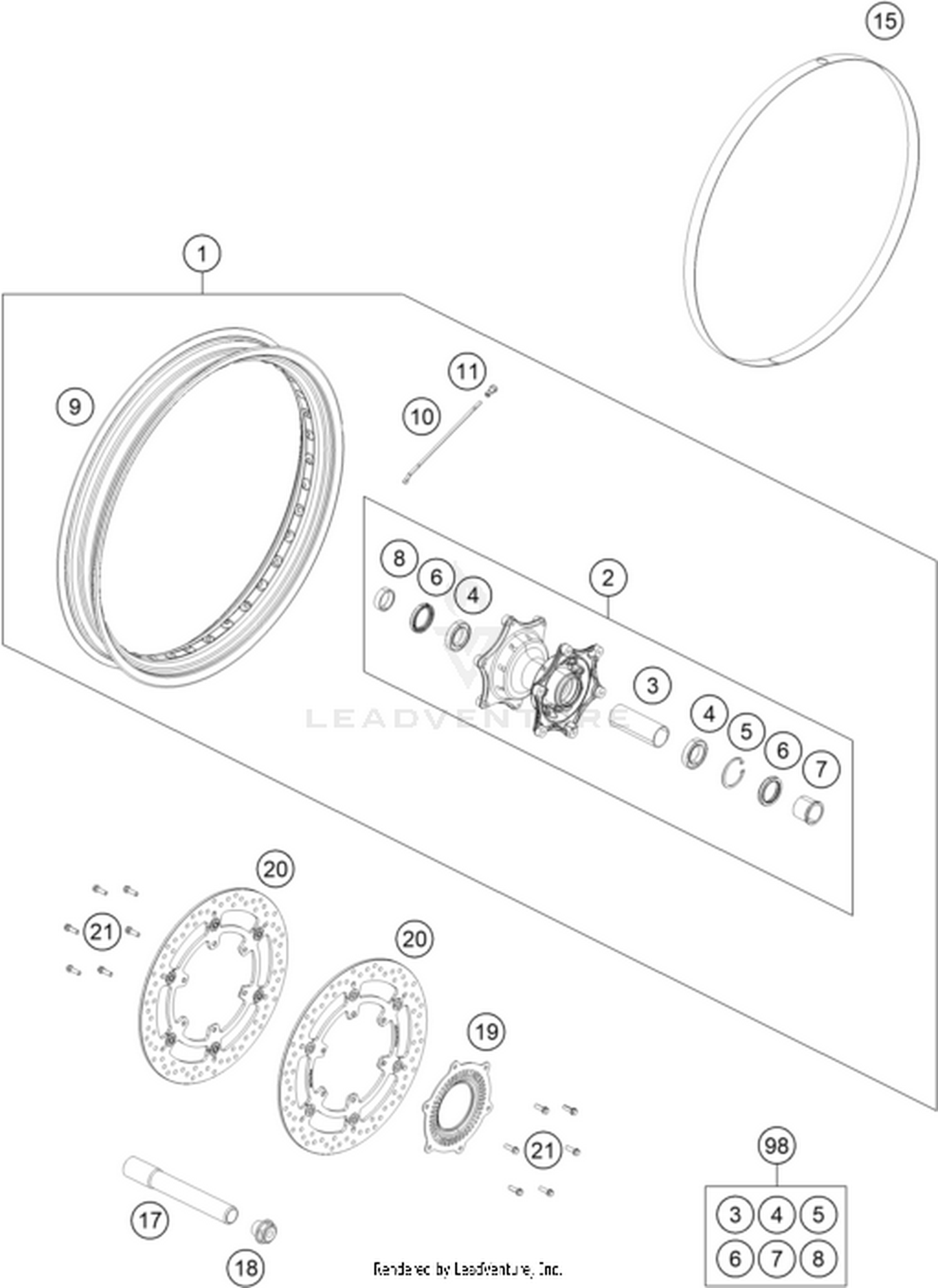 09 FRONT WHEEL