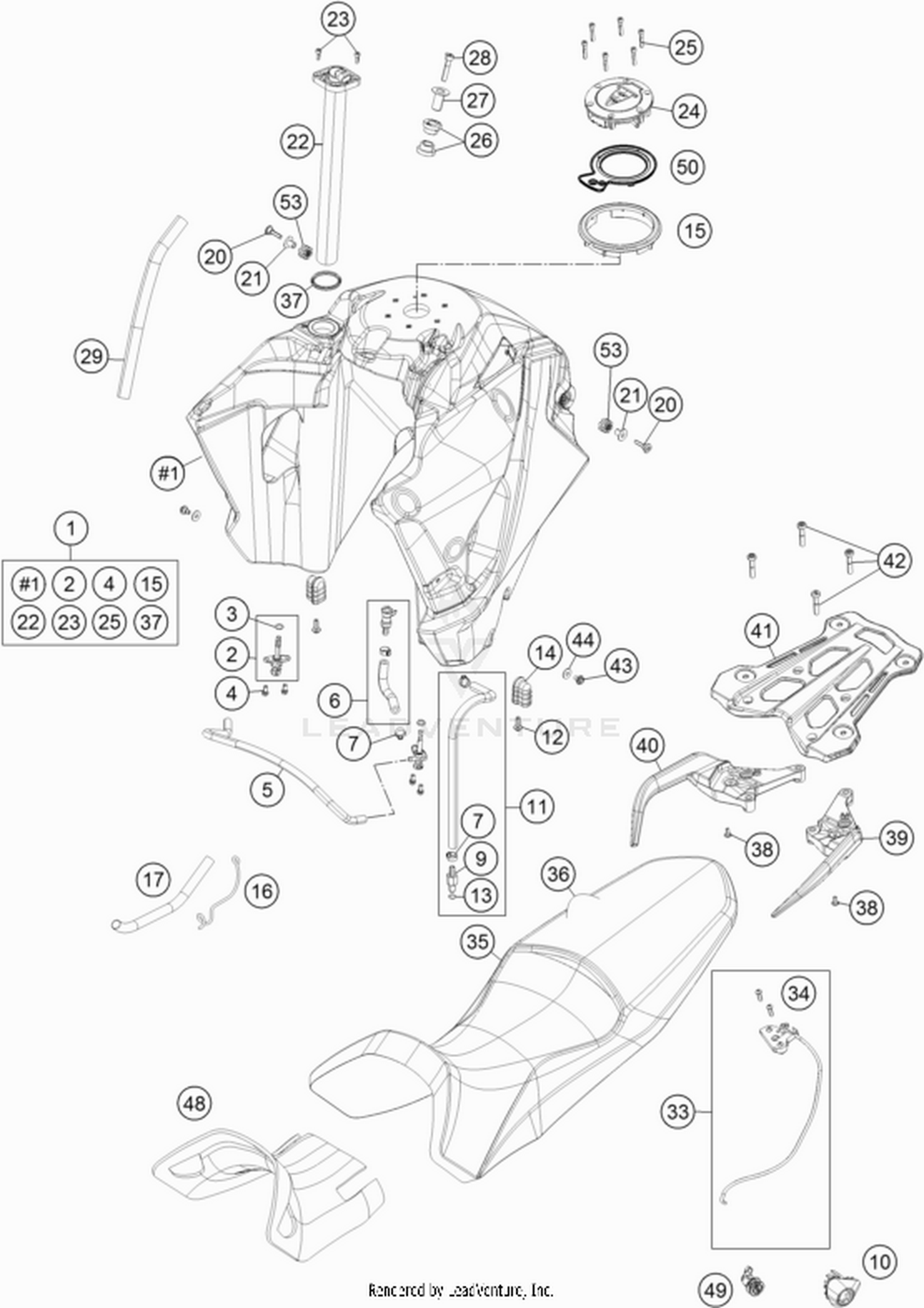 07 TANK, SEAT