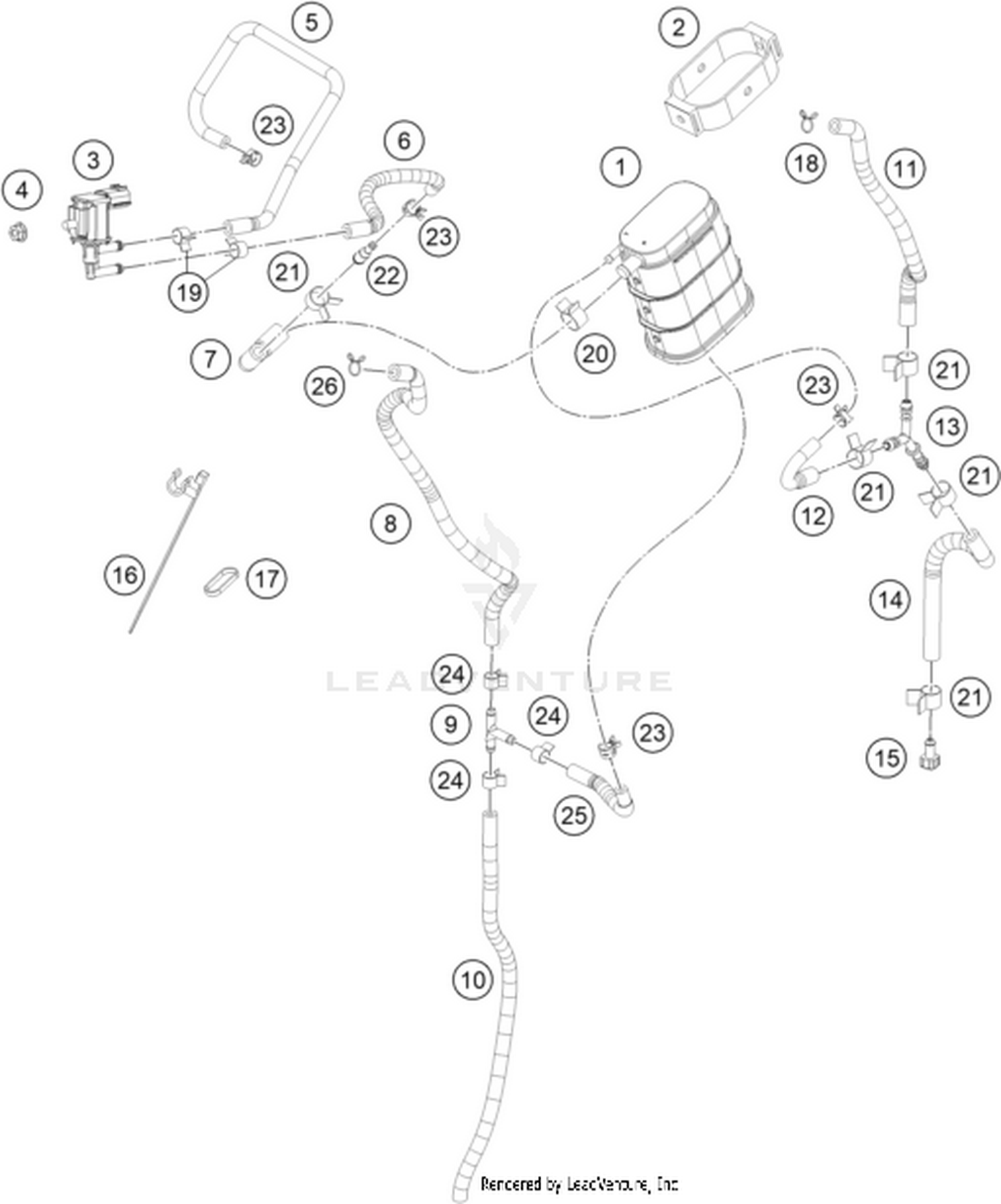 15 EVAPORATIVE CANISTER
