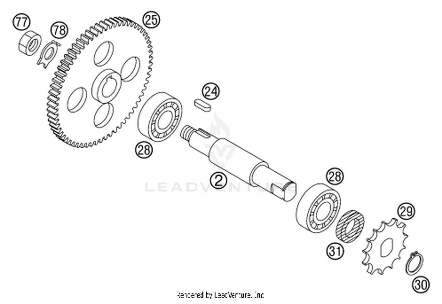 33 TRANSMISSION II - COUNTERSHAFT