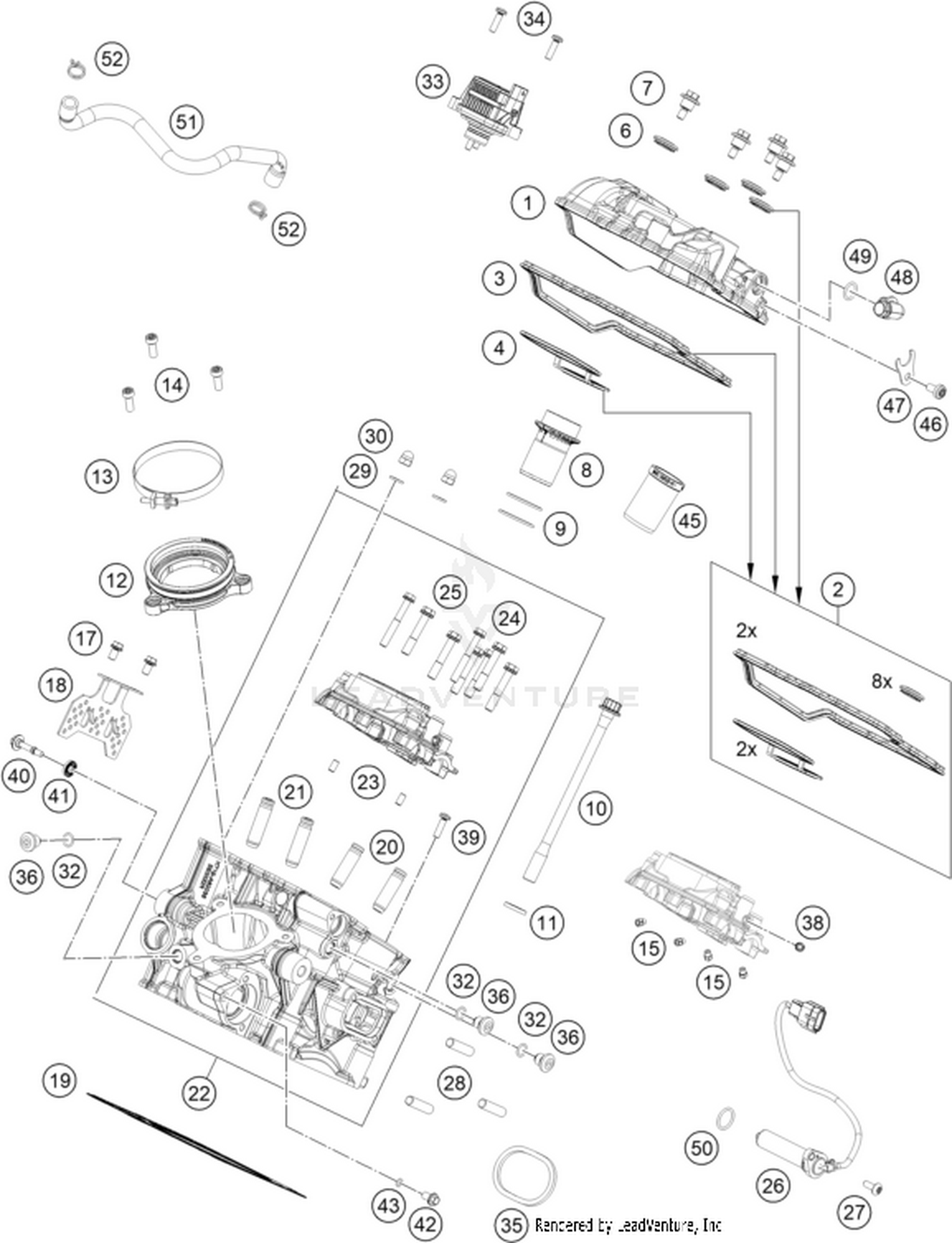 36 CYLINDER HEAD REAR