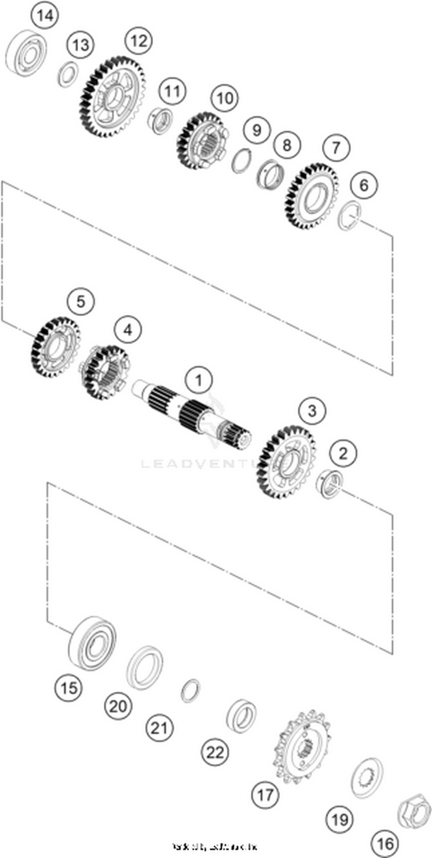 33 TRANSMISSION II - COUNTERSHAFT