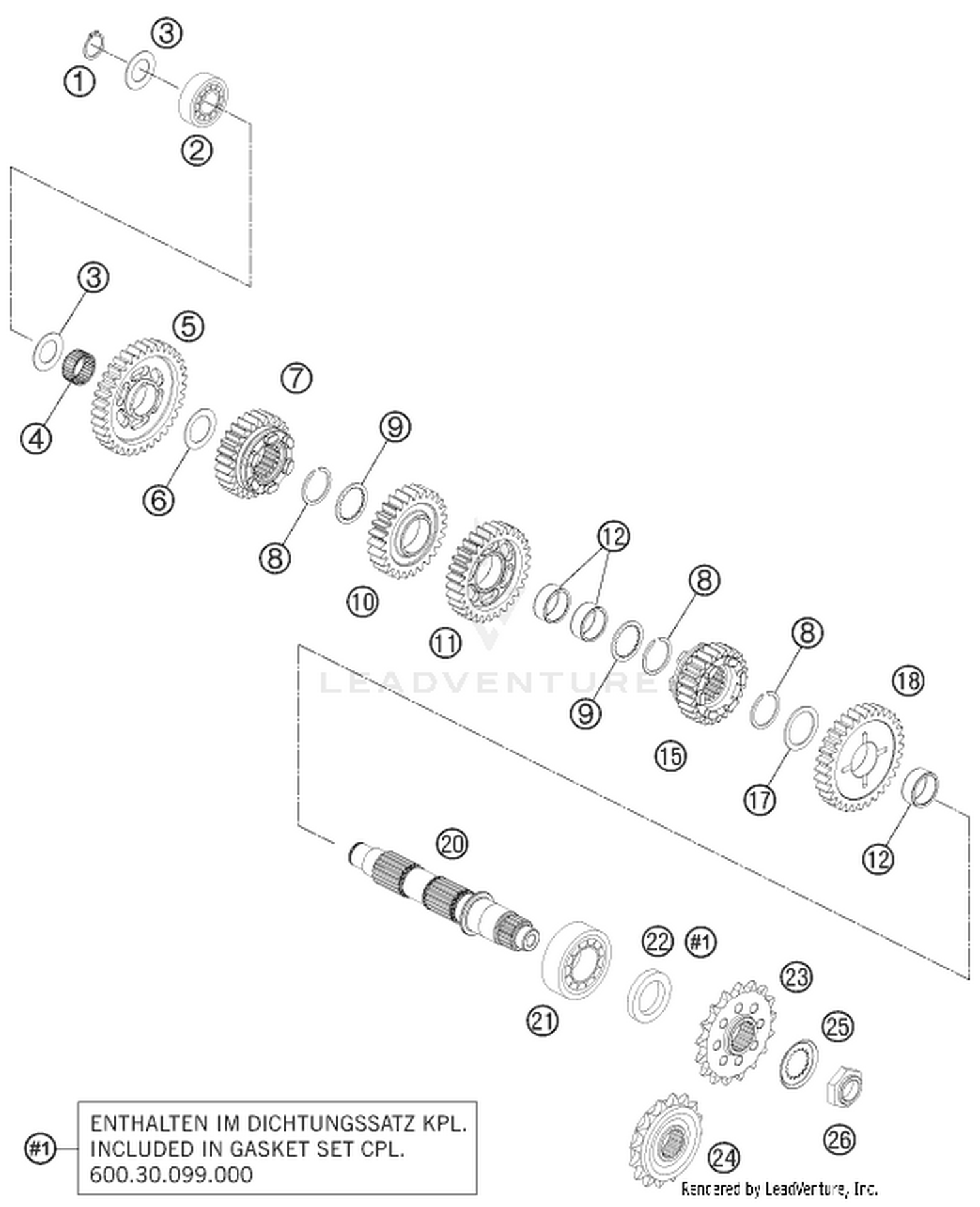 33 TRANSMISSION II - COUNTERSHAFT