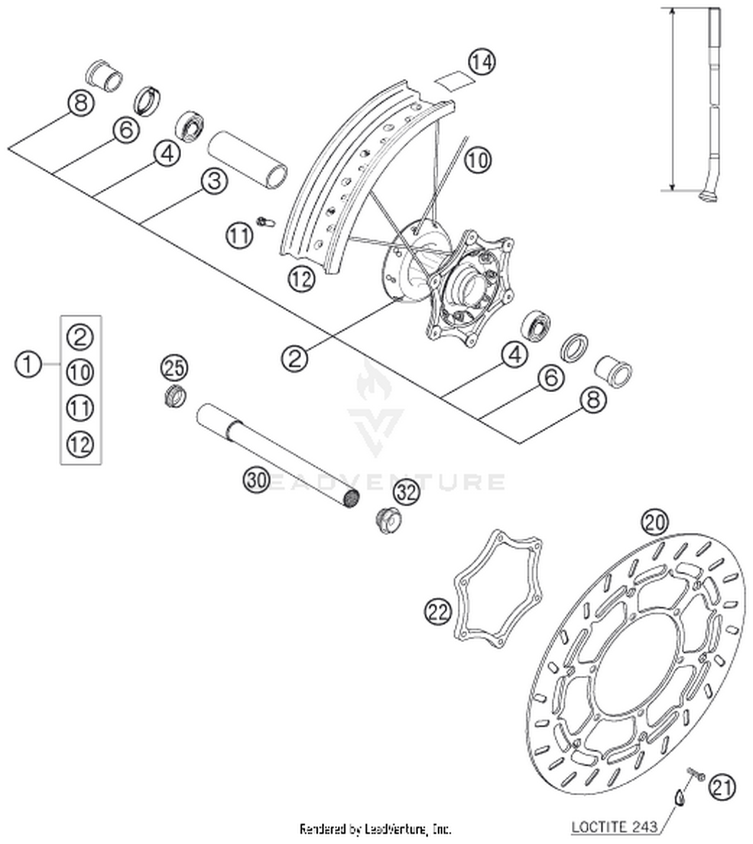 09 FRONT WHEEL