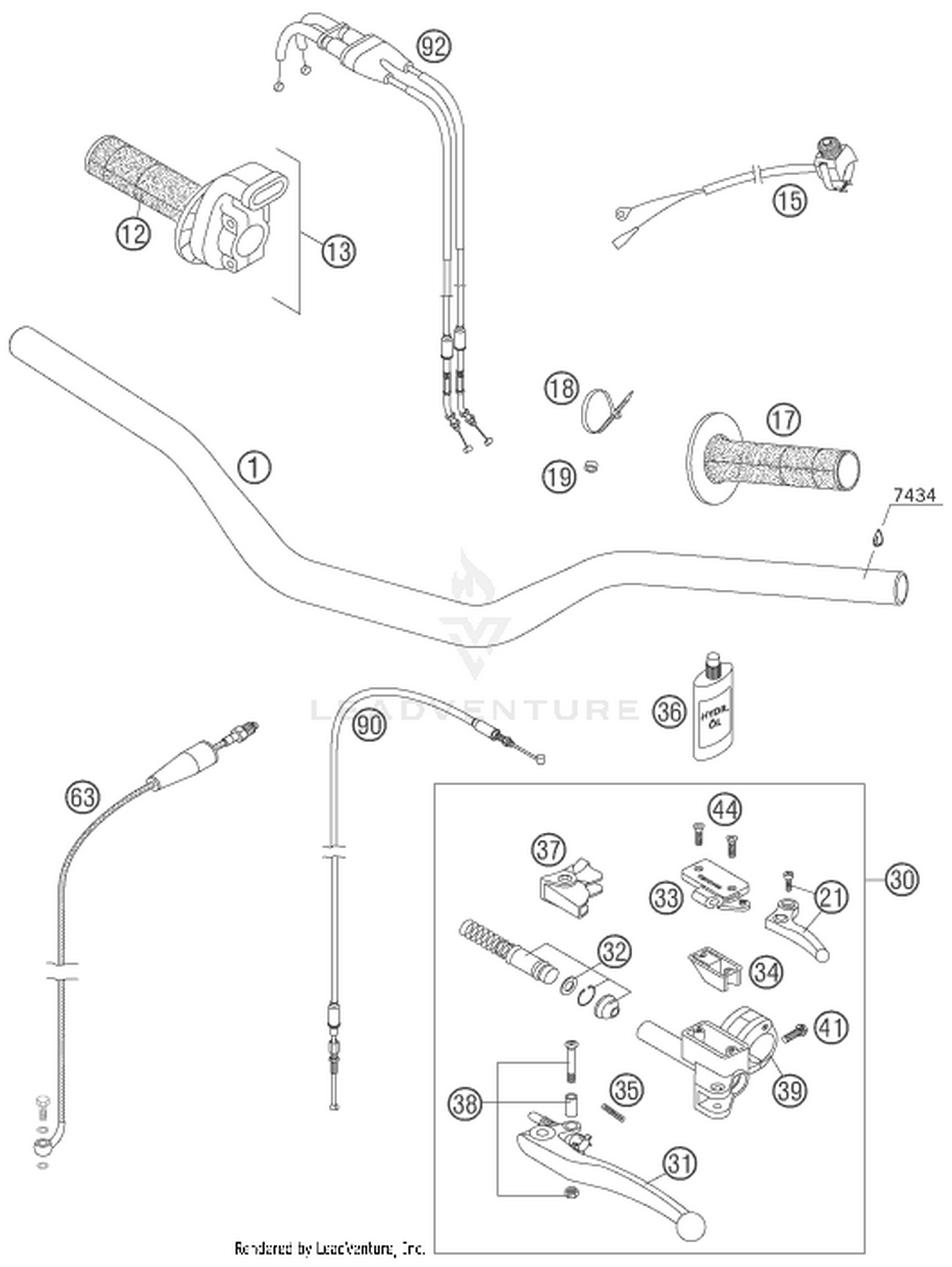 02 HANDLEBAR, CONTROLS