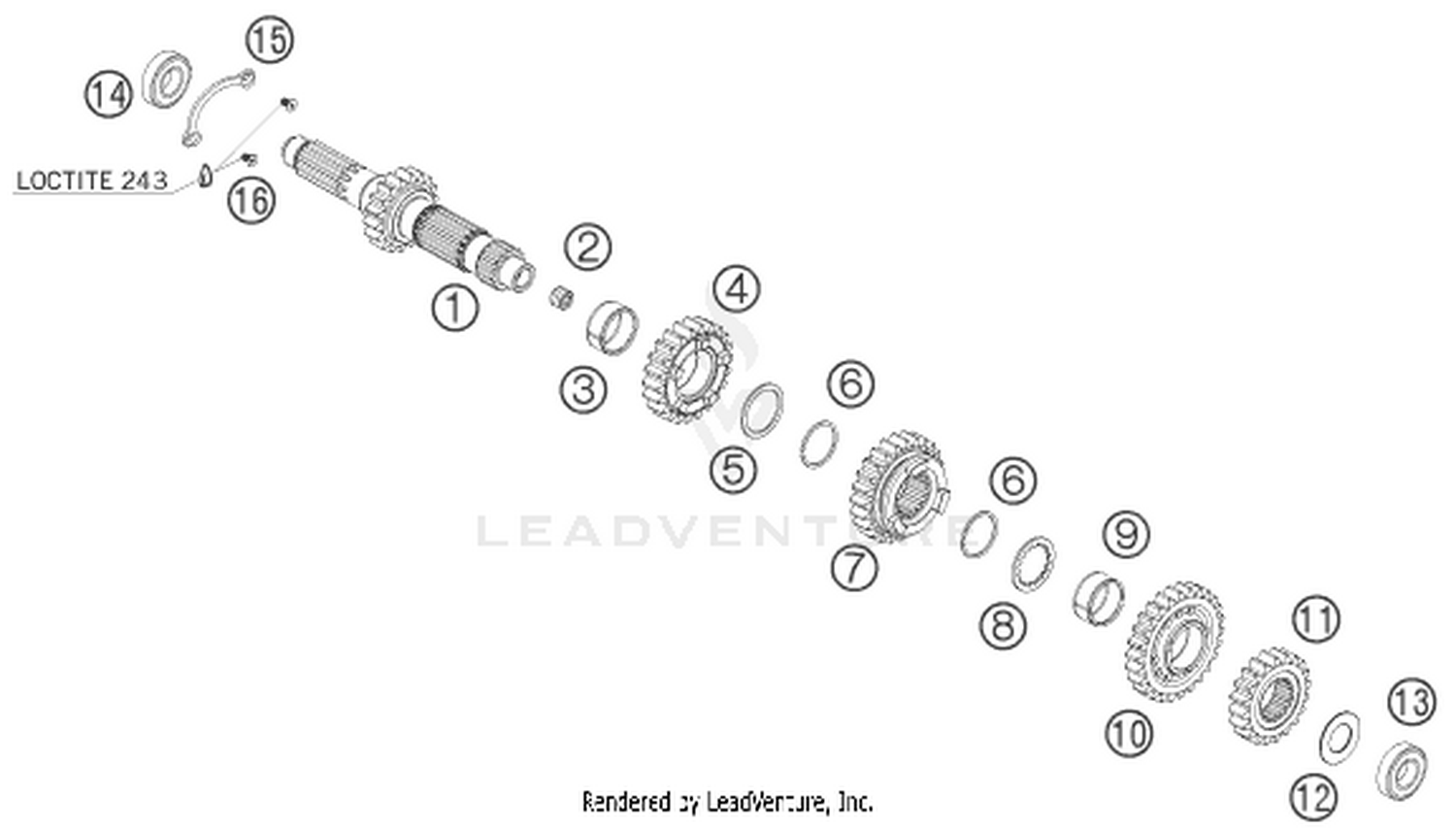 33 TRANSMISSION I - MAIN SHAFT
