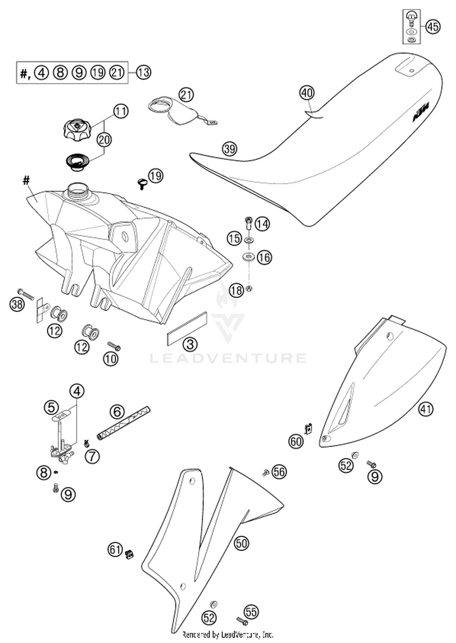 07 TANK, SEAT