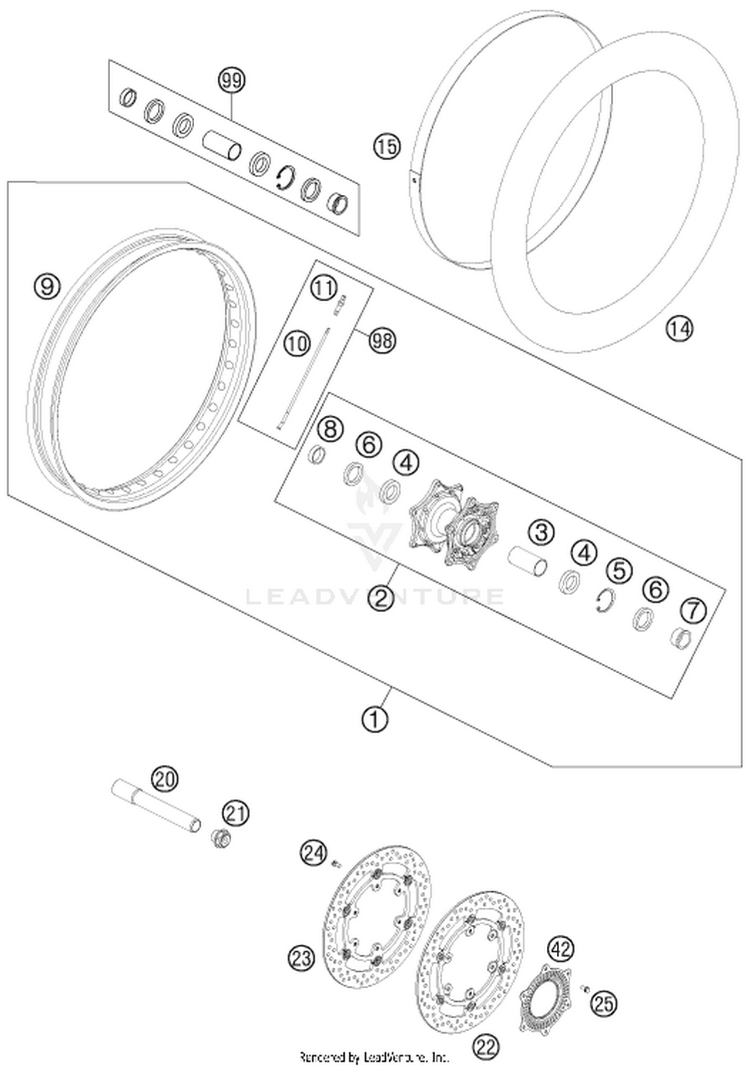 09 FRONT WHEEL