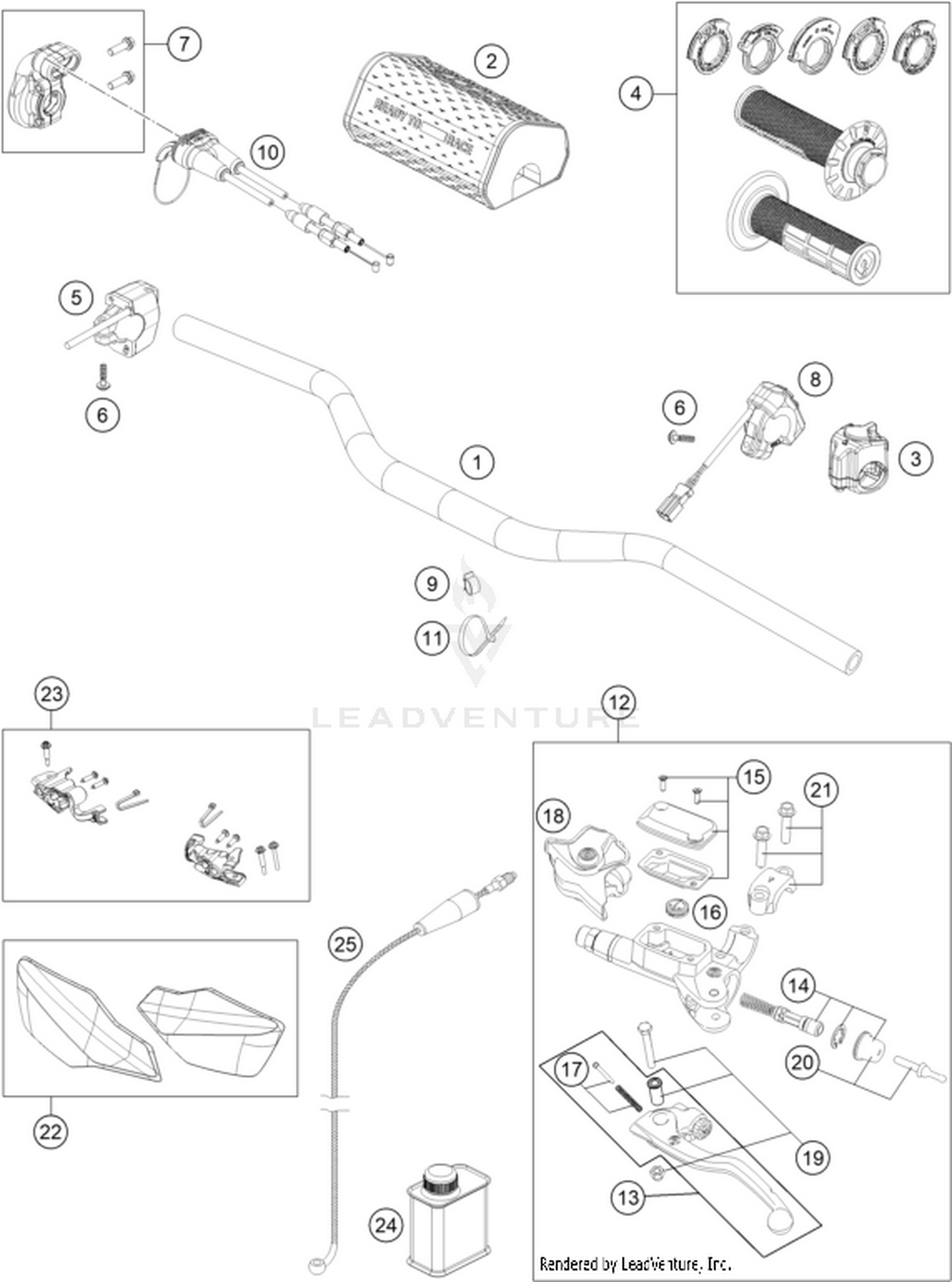 02 HANDLEBAR, CONTROLS