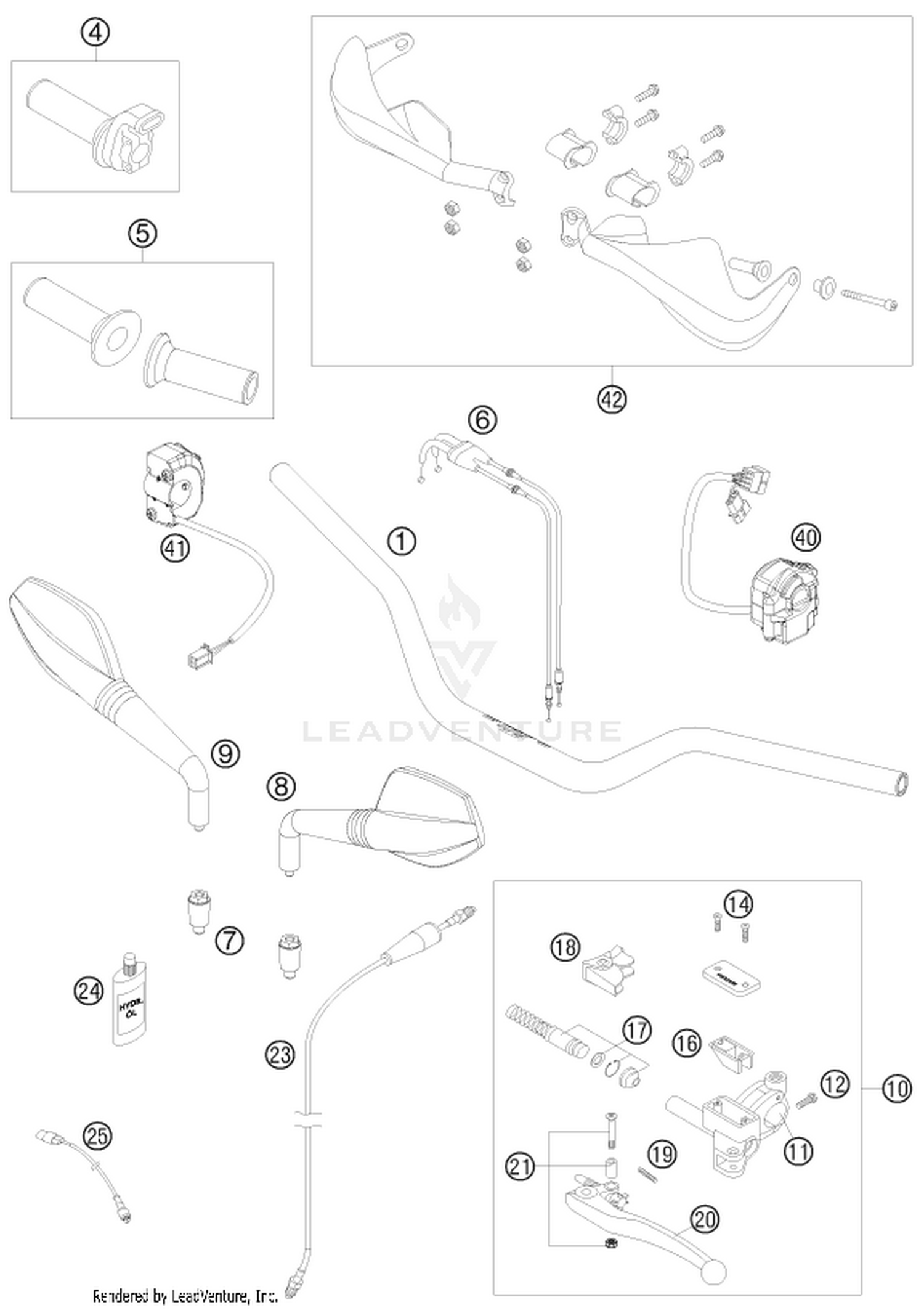 02 HANDLEBAR, CONTROLS