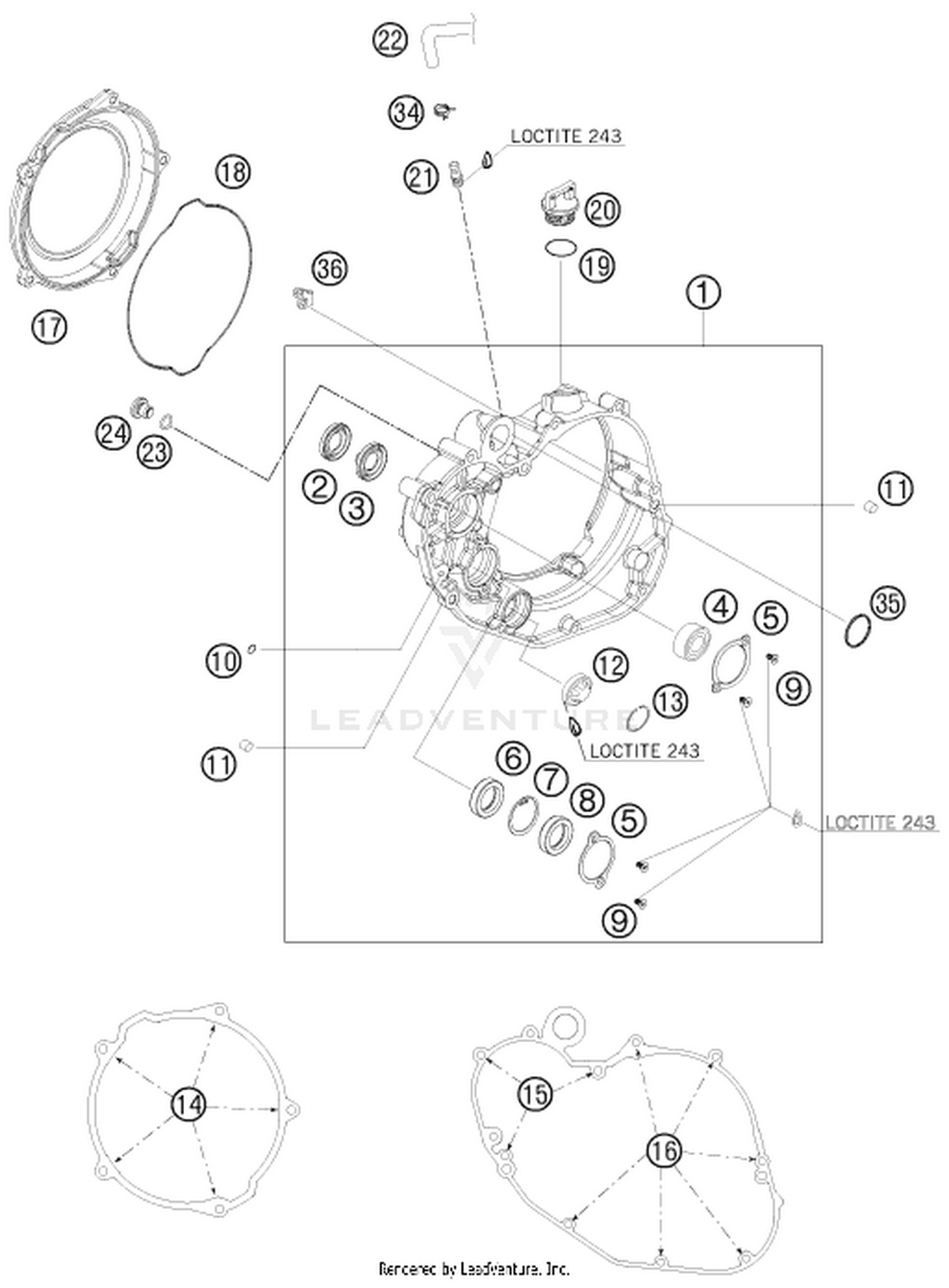 30 CLUTCH COVER