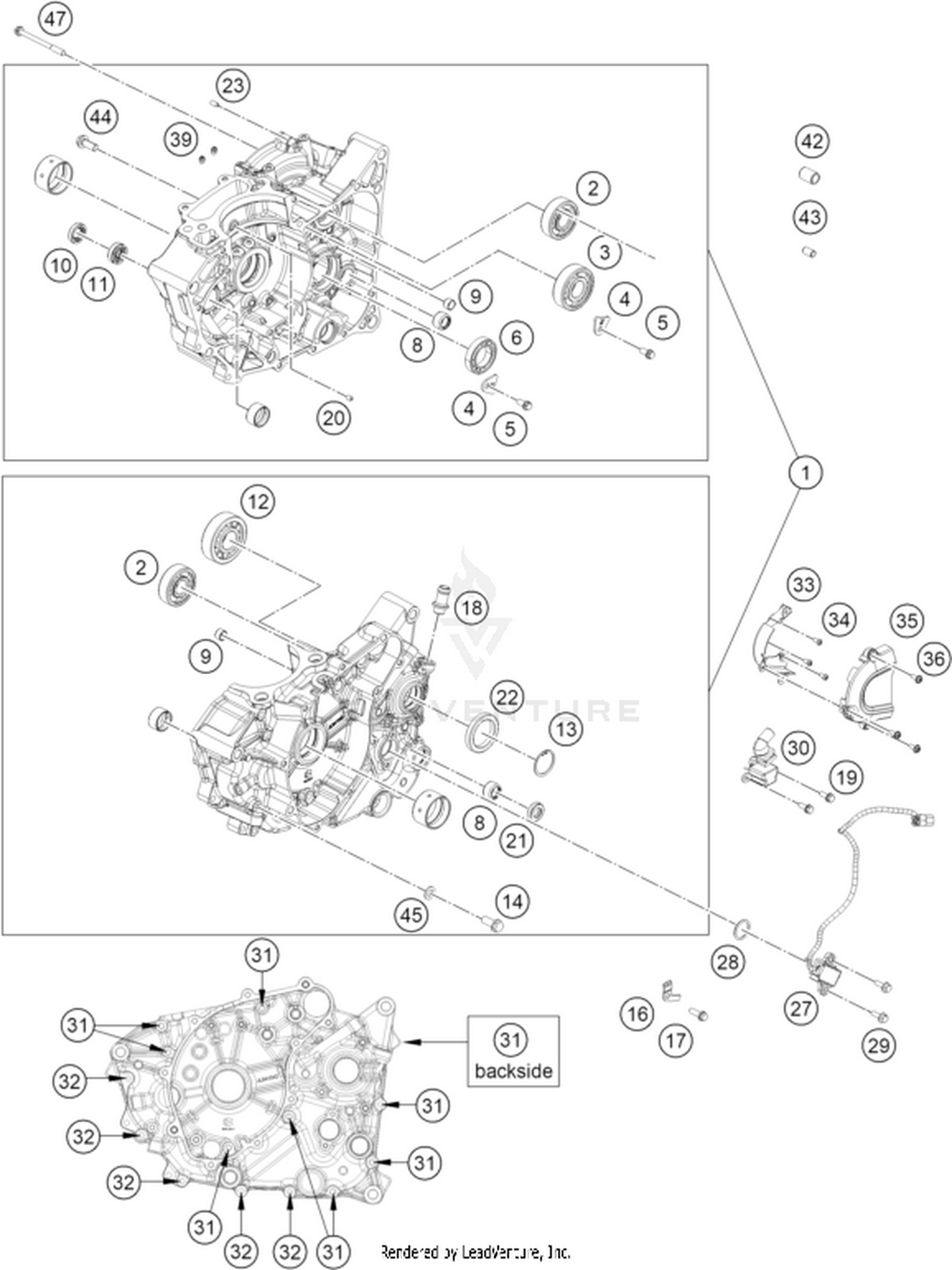 30 ENGINE CASE