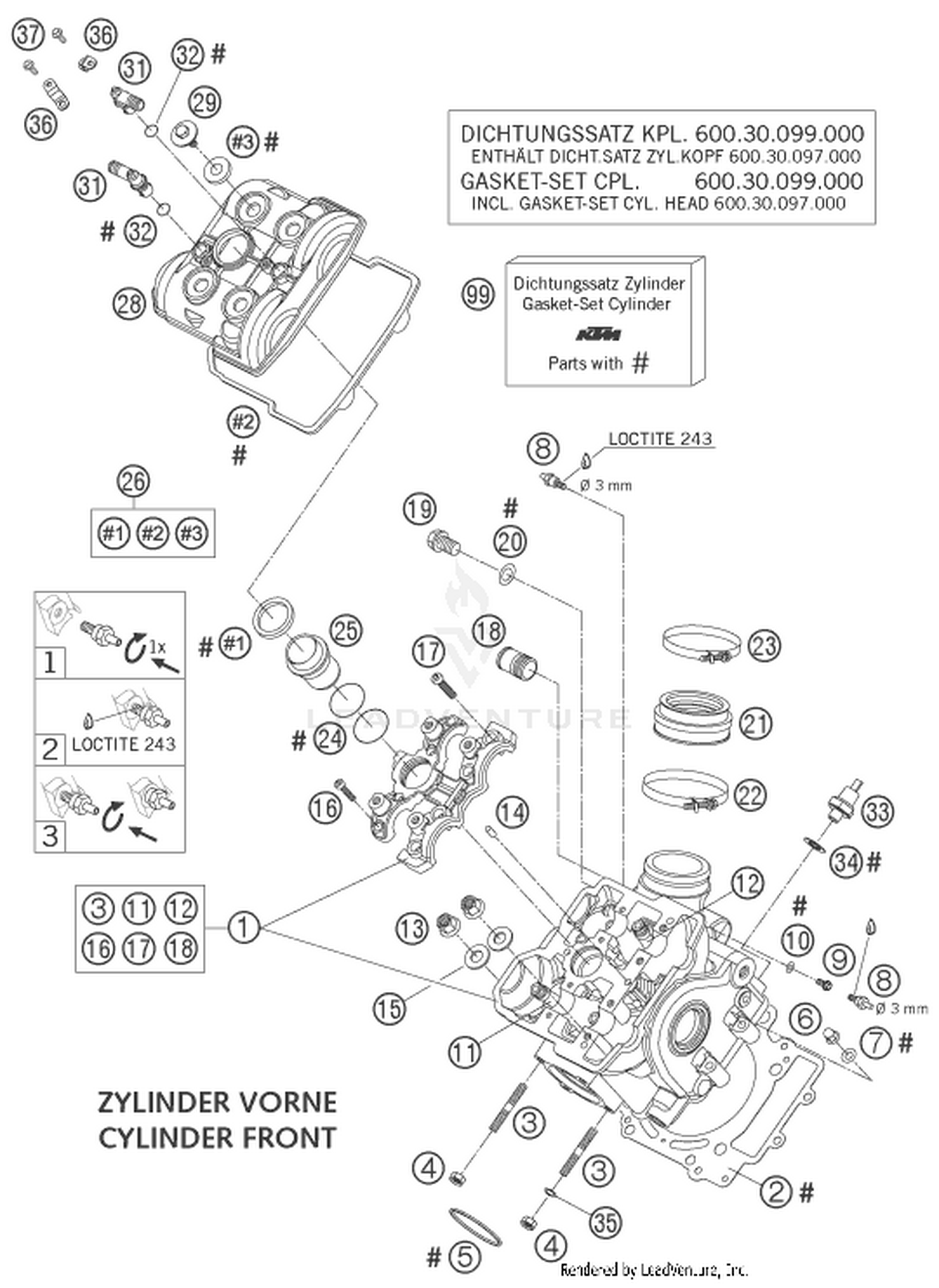 36 CYLINDER HEAD FRONT