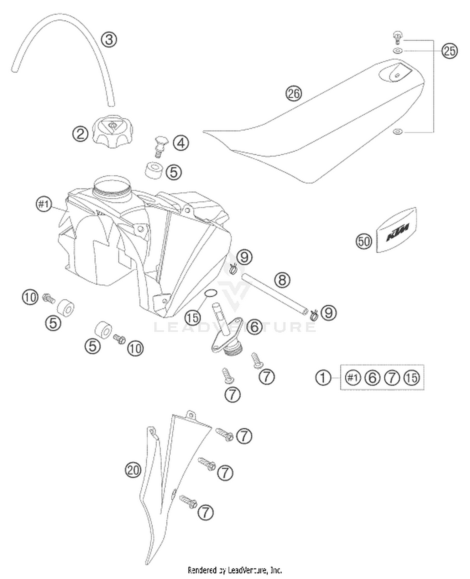 07 TANK, SEAT