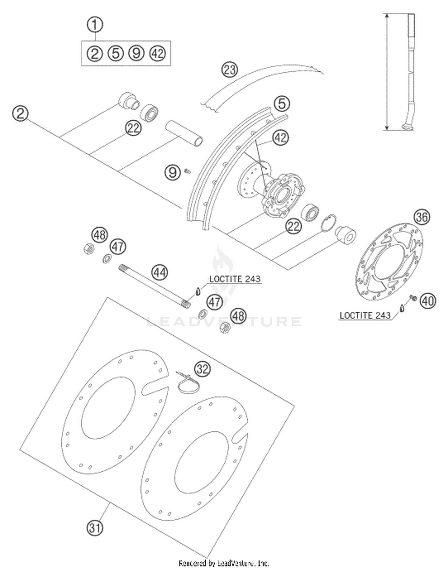 09 FRONT WHEEL
