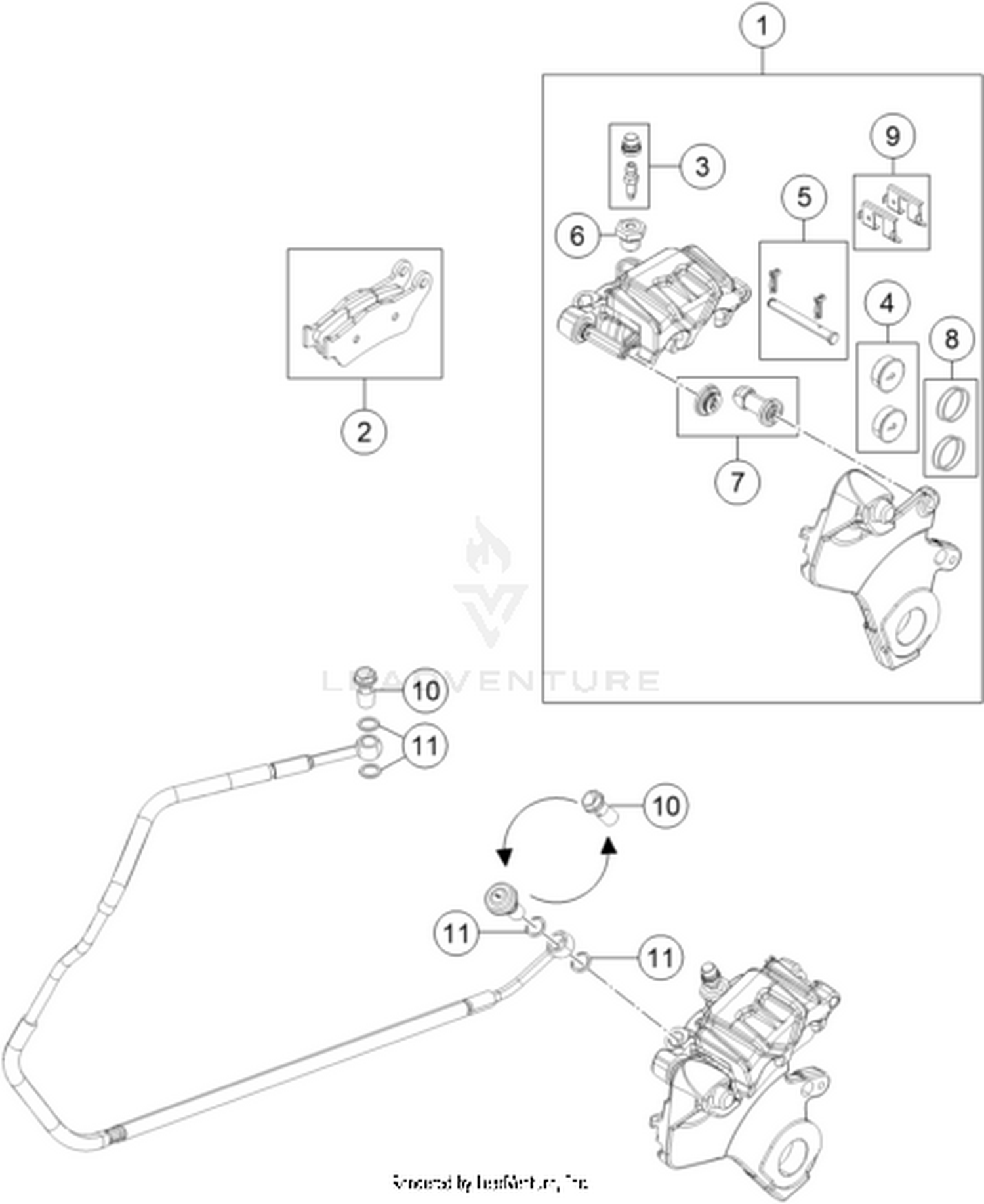 13 REAR BRAKE CALIPER