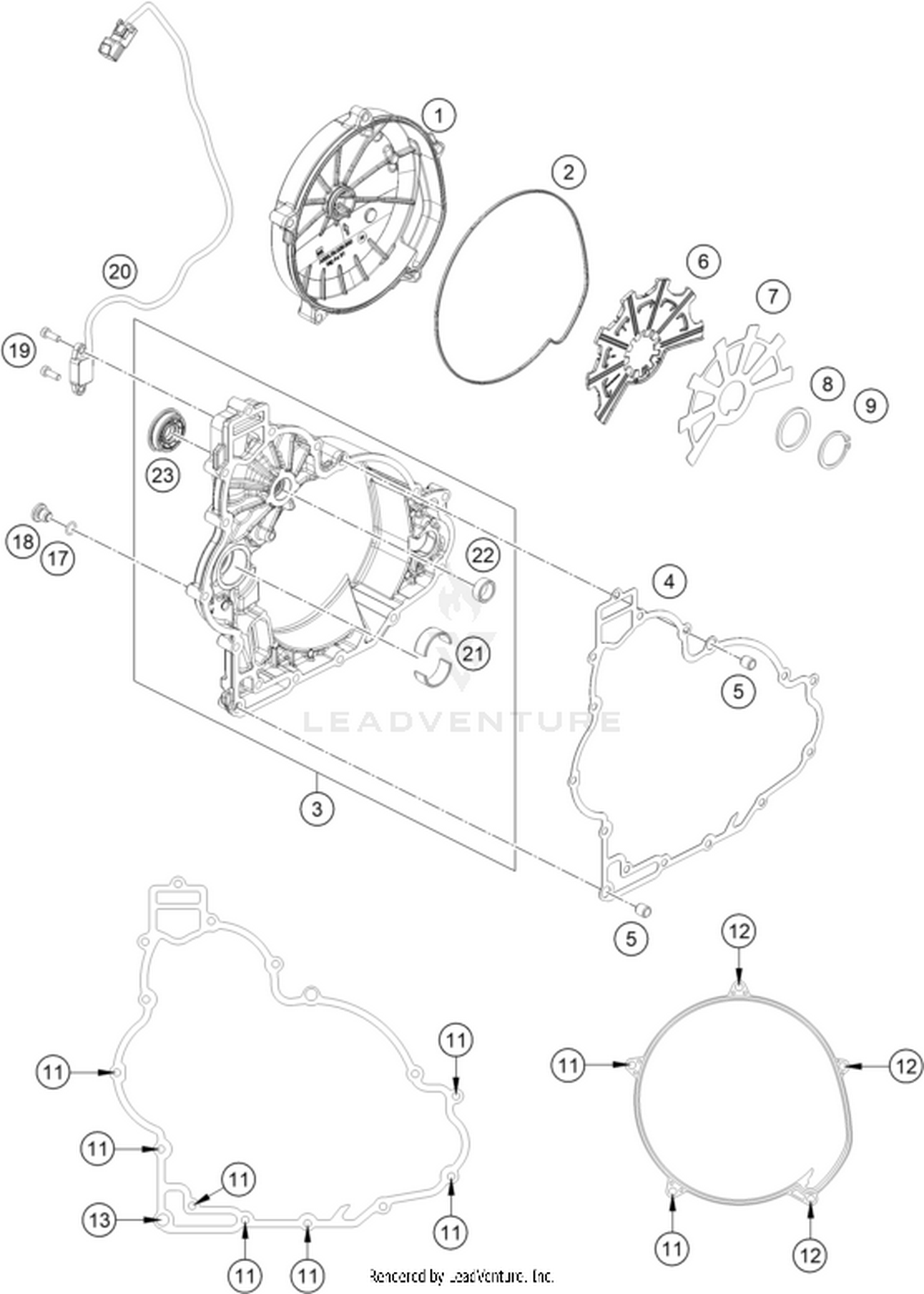 30 CLUTCH COVER