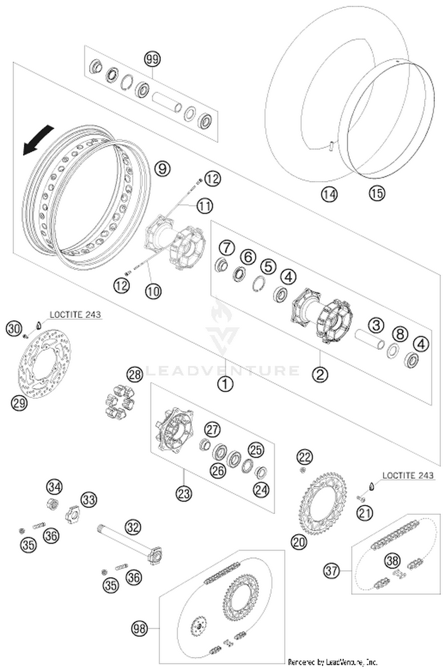 10 REAR WHEEL