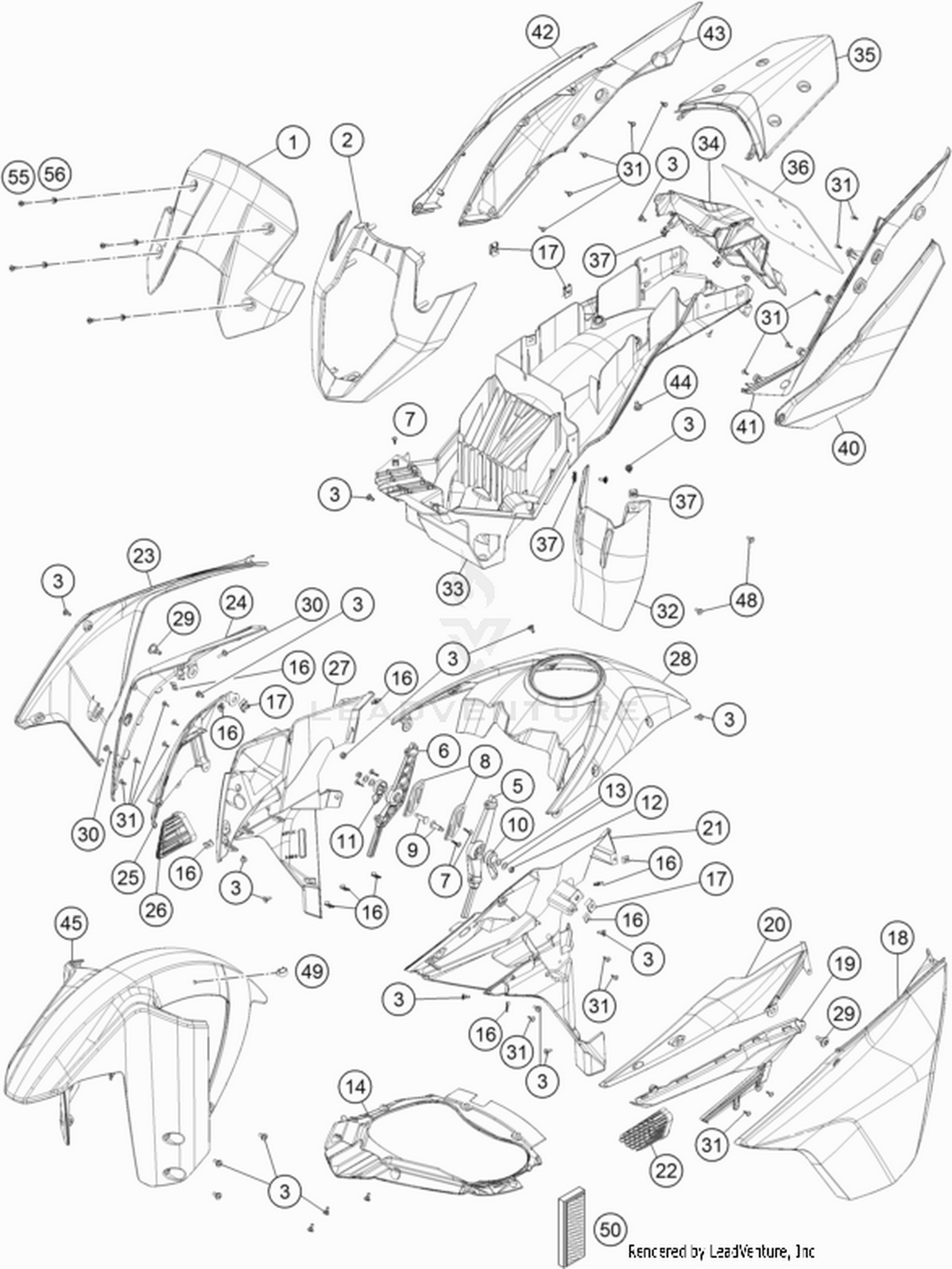 08 MASK, FENDERS