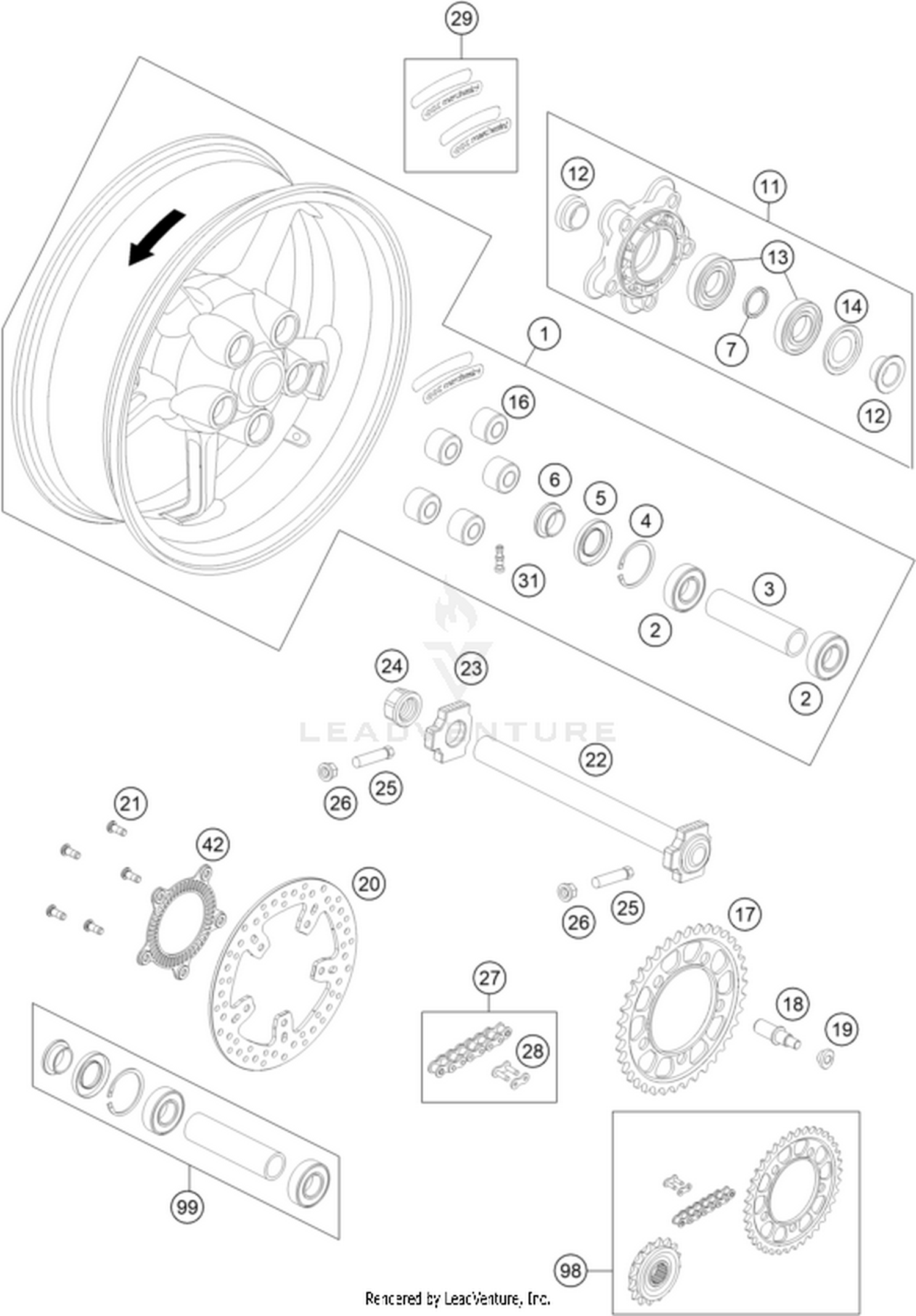 10 REAR WHEEL