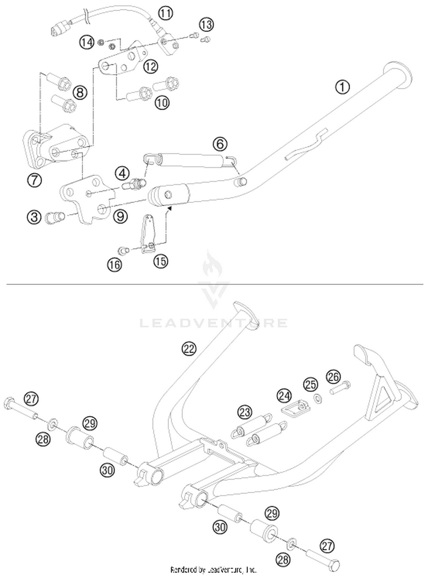 03 SIDE / CENTER STAND
