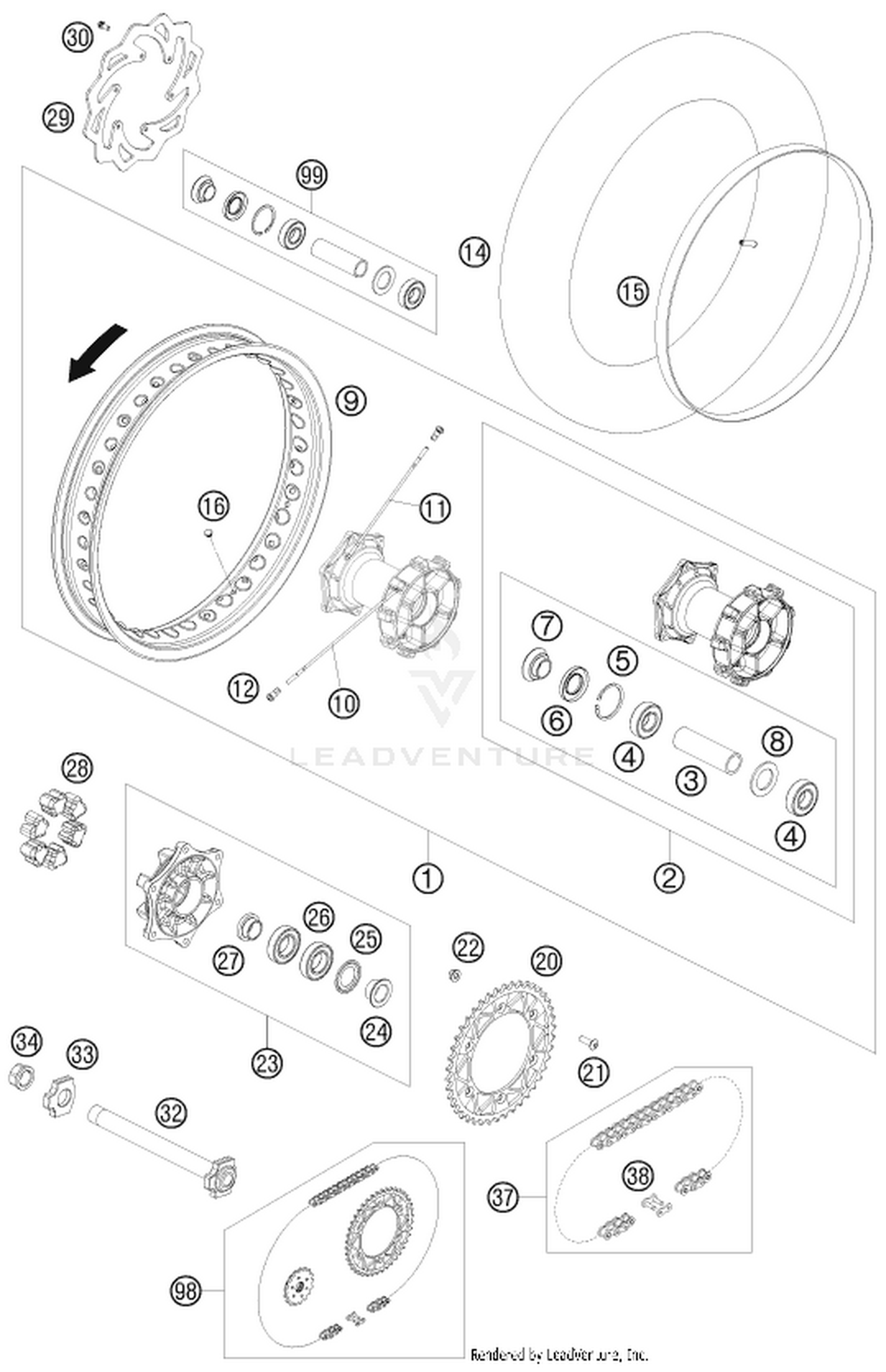 10 REAR WHEEL