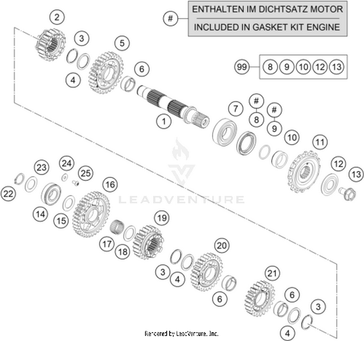 33 TRANSMISSION II - COUNTERSHAFT