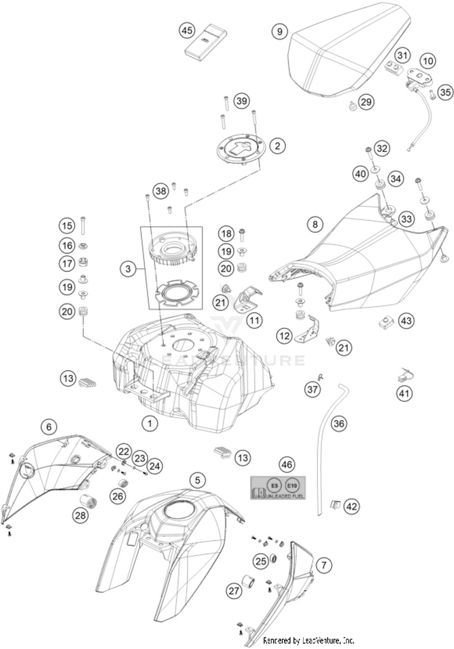 07 TANK, SEAT