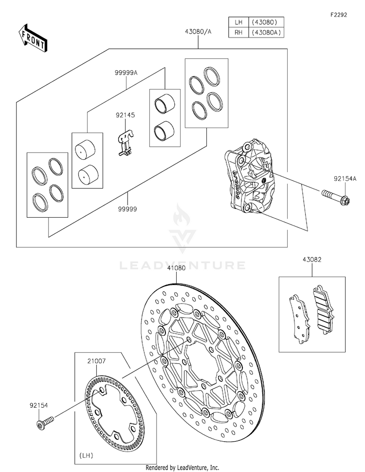 Front Brake Schematic