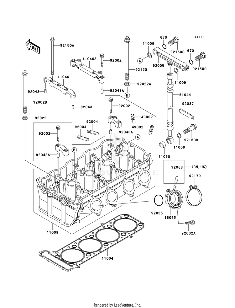 Cylinder Head Schematic