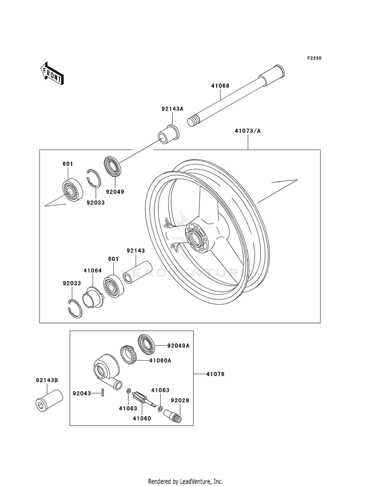 Front Wheel Schematic