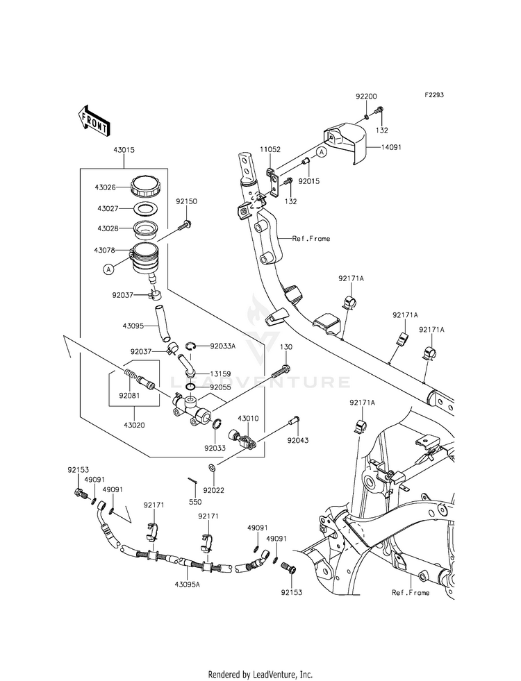Rear Master Cylinder Schematic