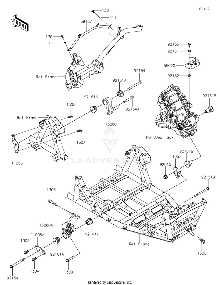 Engine Mount Schematic