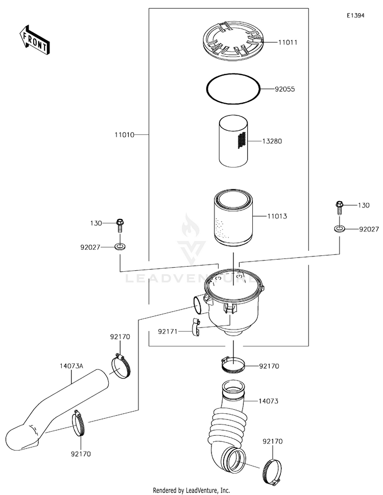 Air Cleaner-Belt Converter Schematic