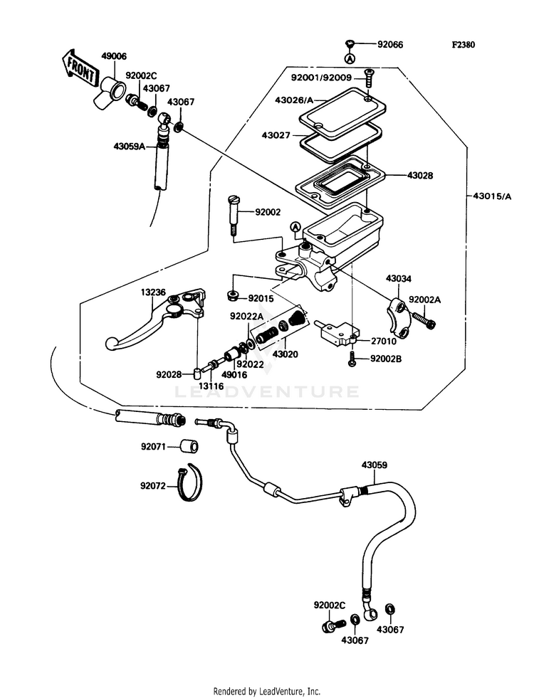 Clutch Master Cylinder Schematic