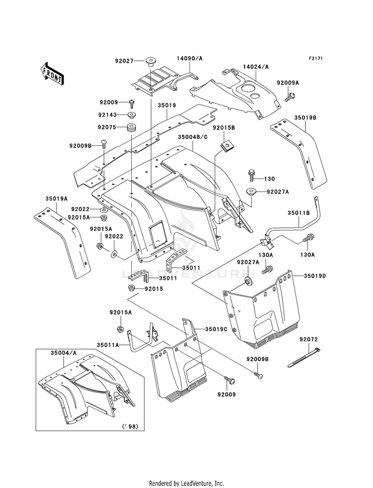 Front Fender(S) Schematic