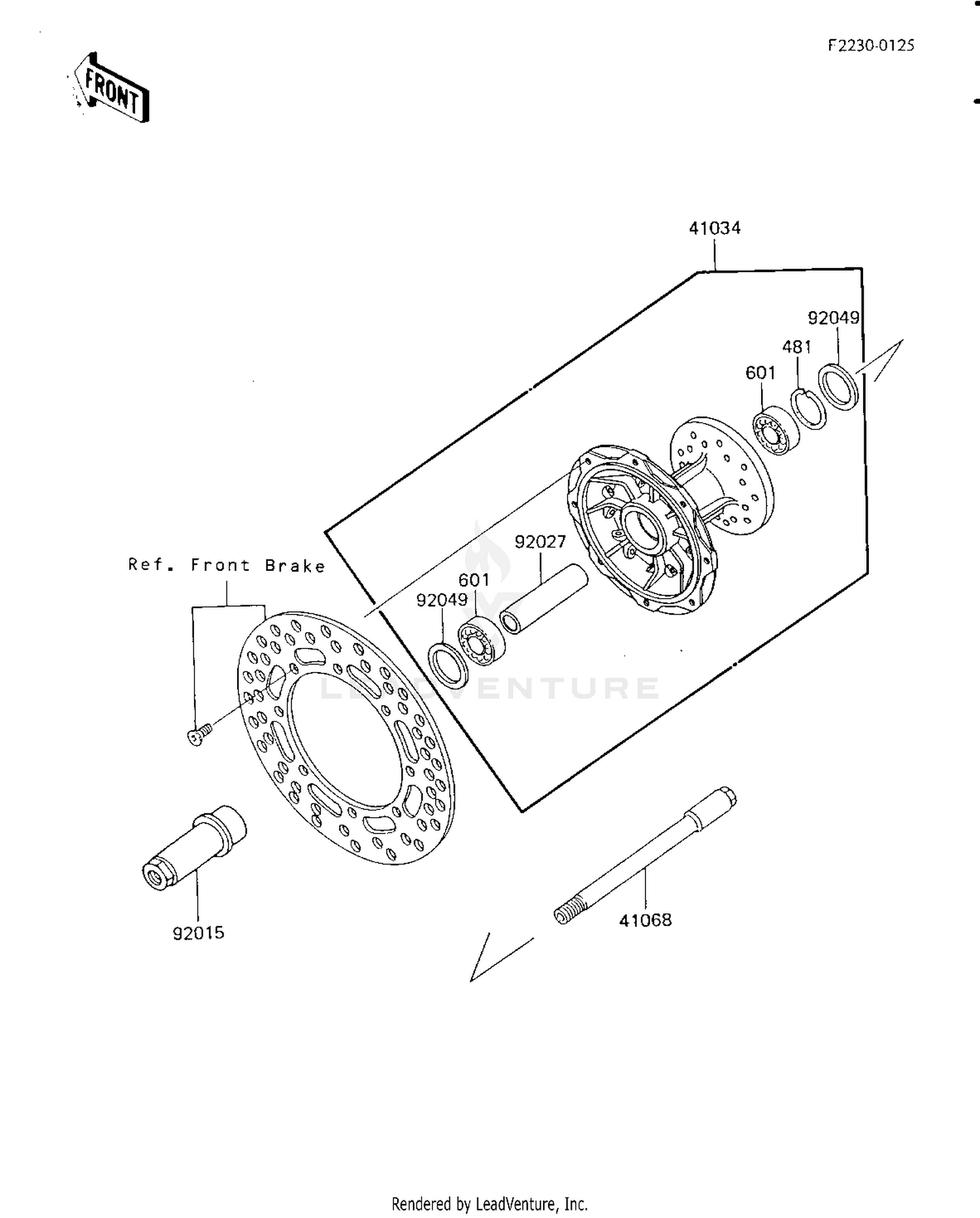 FRONT HUB
