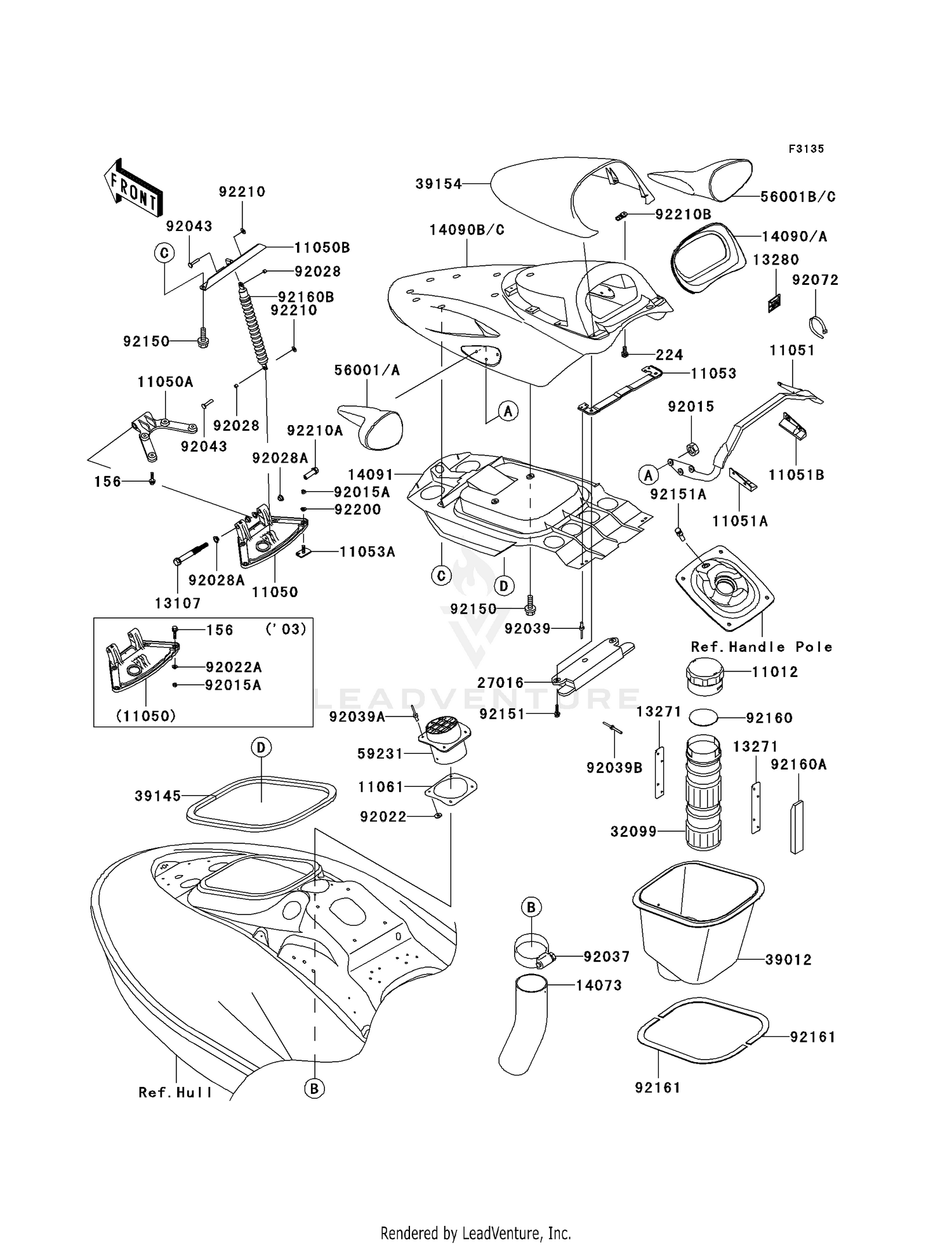 HULL FRONT FITTINGS