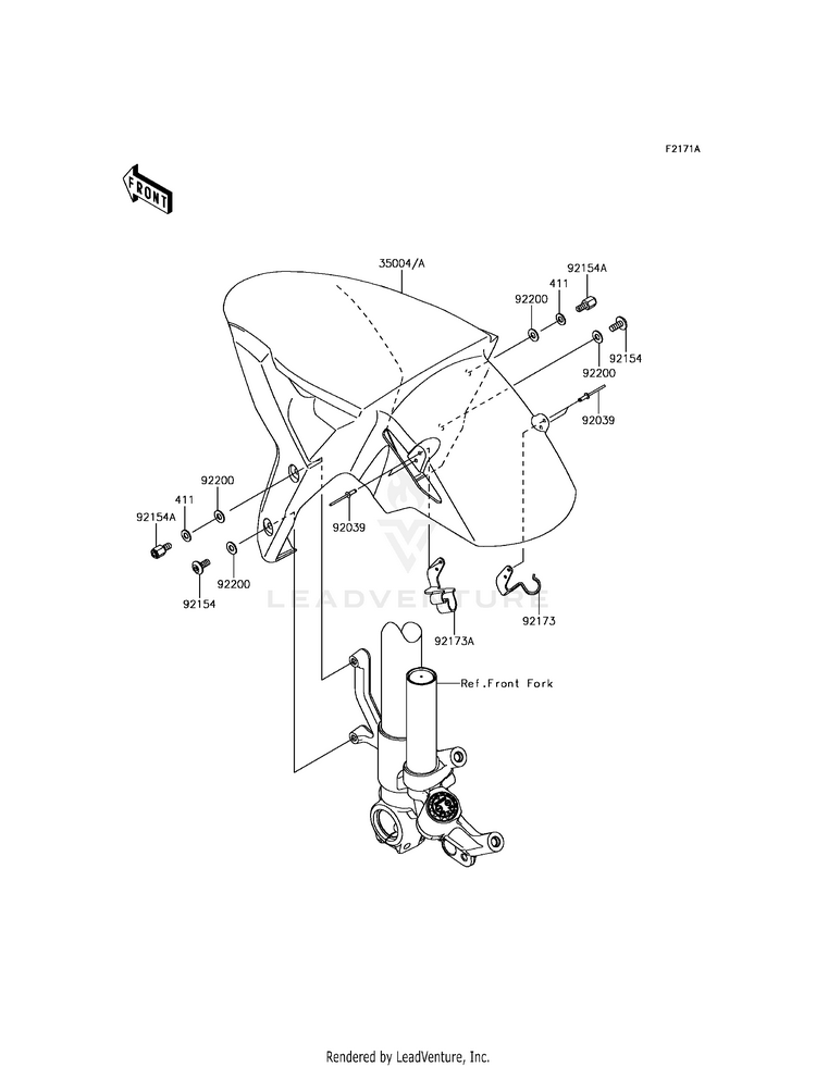 Front Fender(S)(Rhf/Rhfa) Schematic