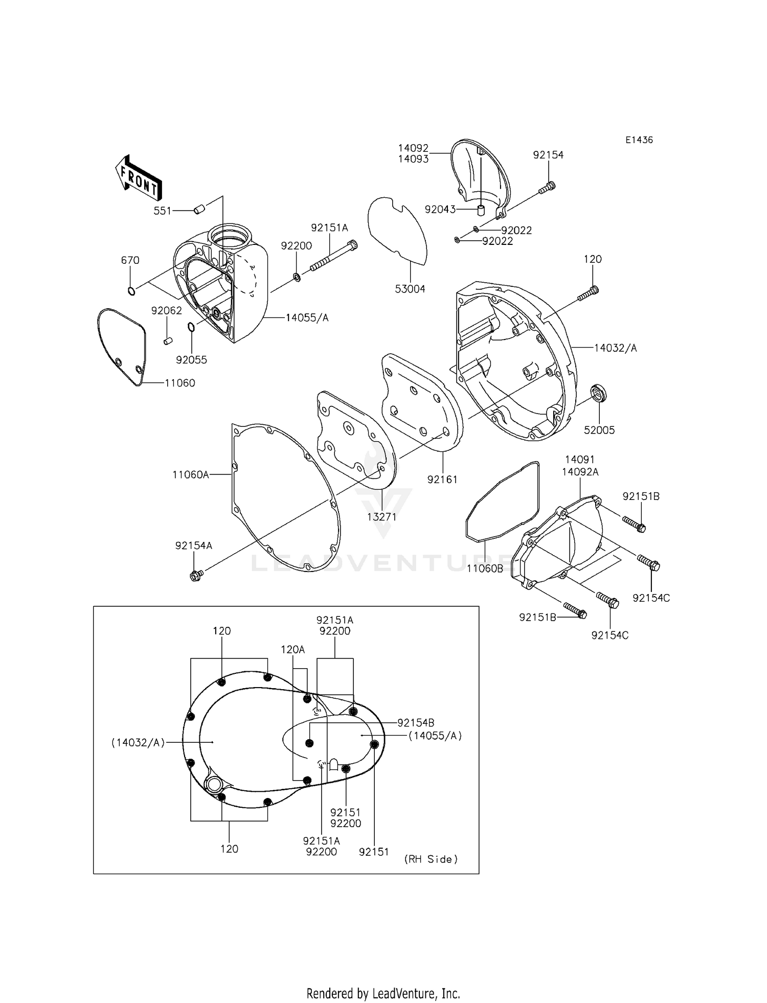 RIGHT ENGINE COVER(S)